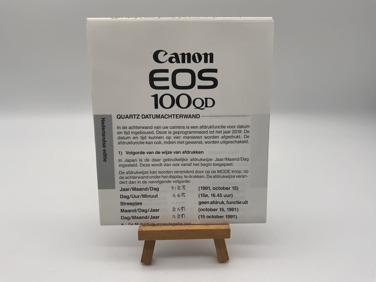 Canon 100QD User Manual