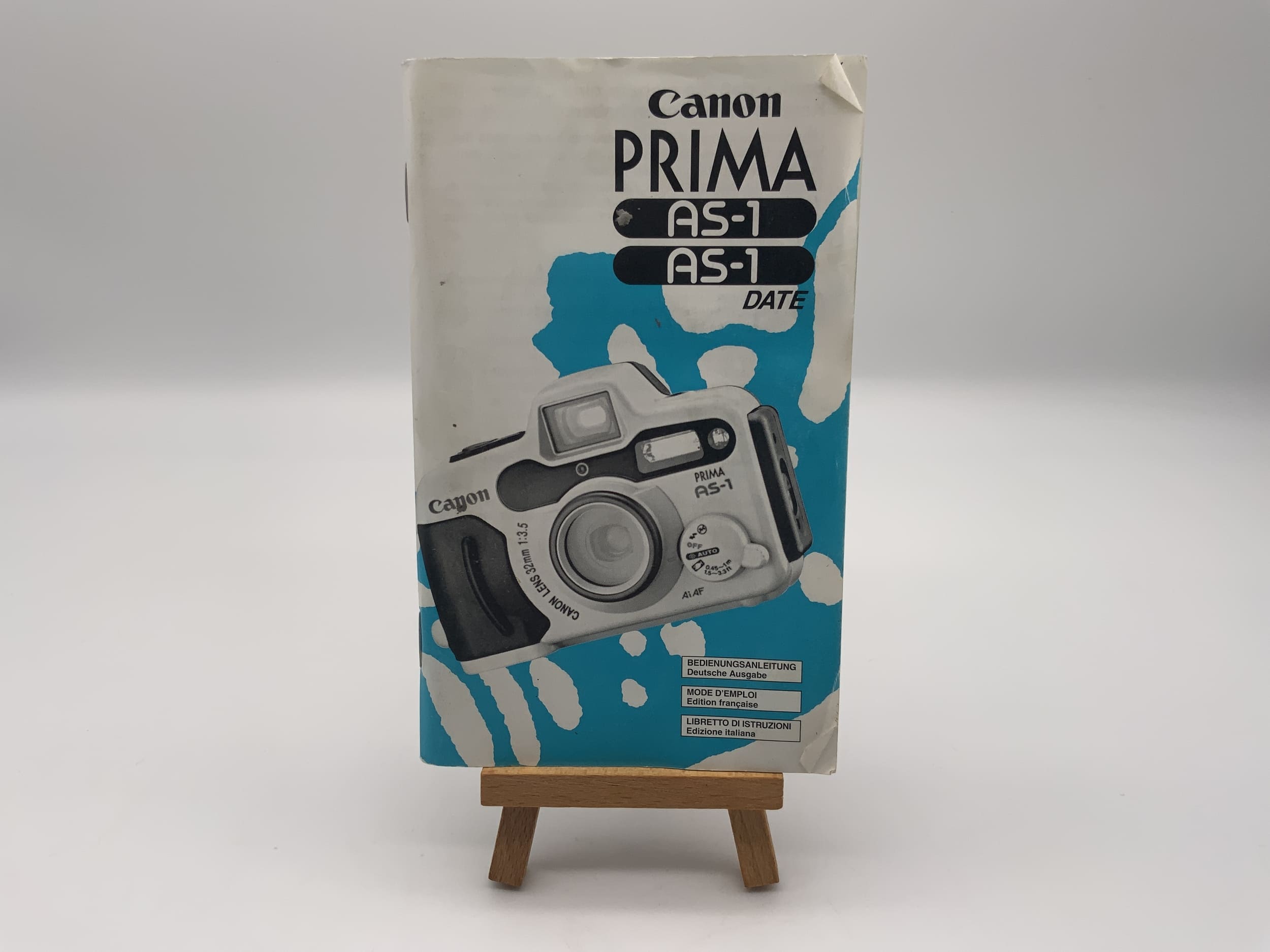Canon Prima AS-1 AS-1 Date User Manual