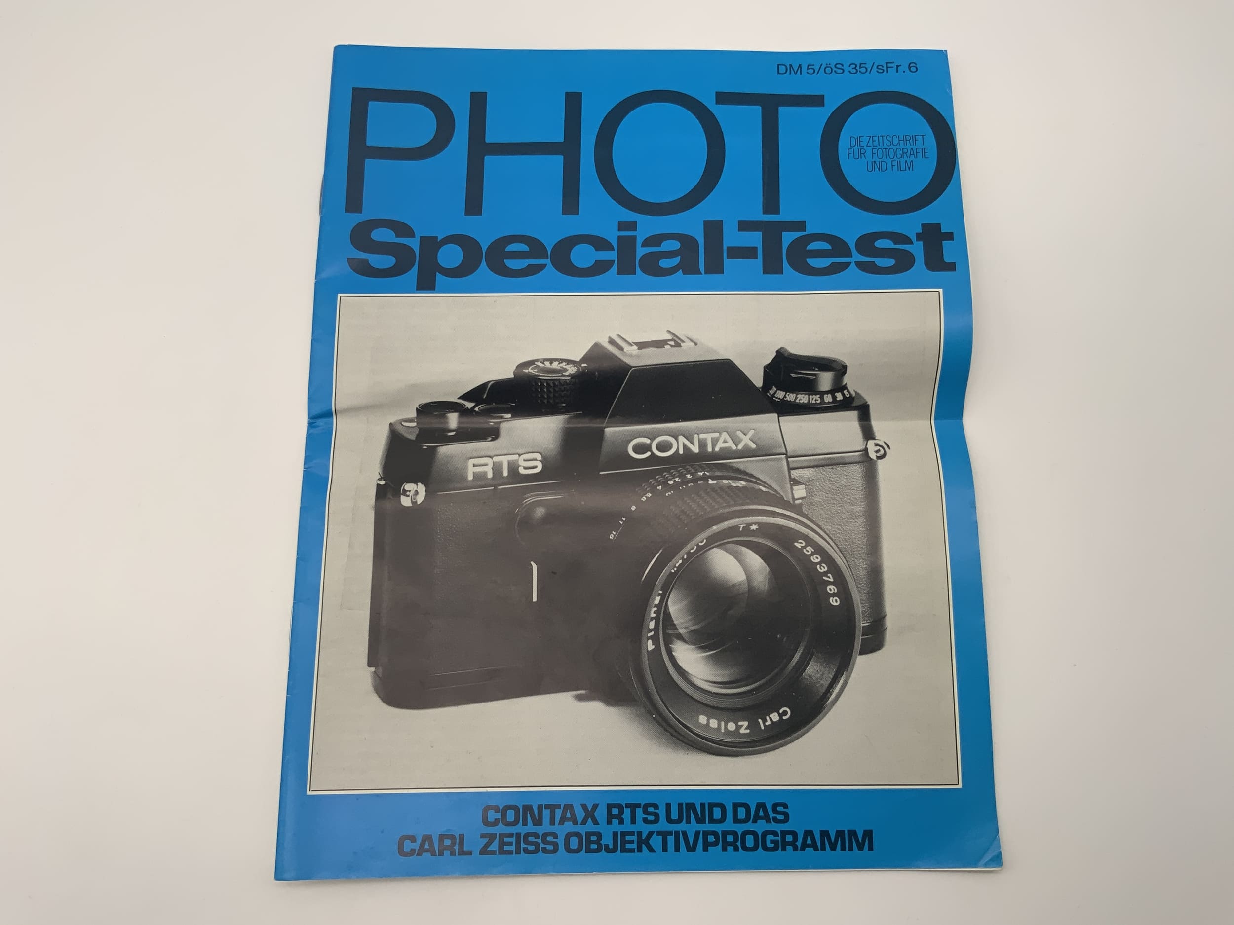 Contax RTS and the Carl Zeiss lens program operating instructions