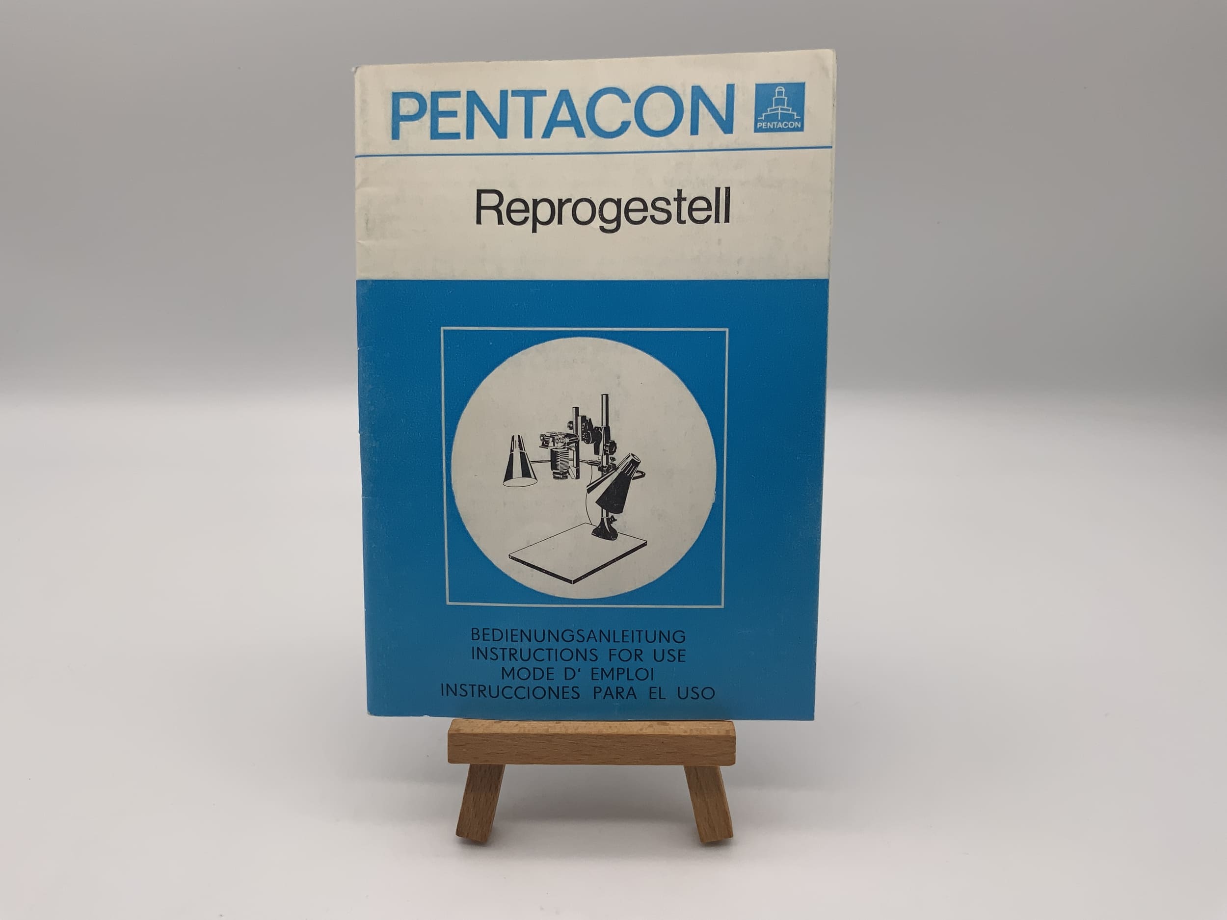 Pentacon Reprogestell Operating Instructions Manual User Manual