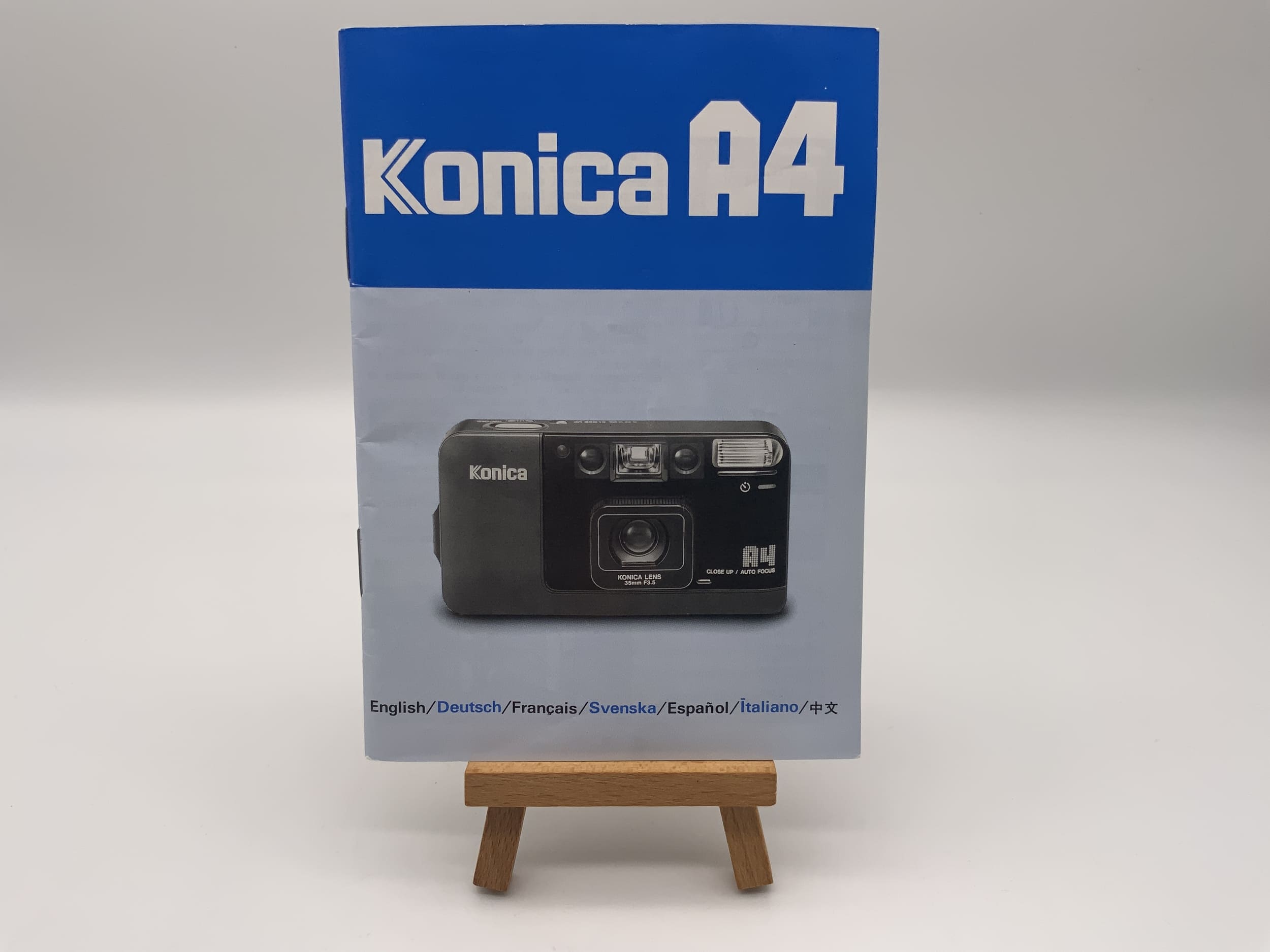 Konica A4 User Manual