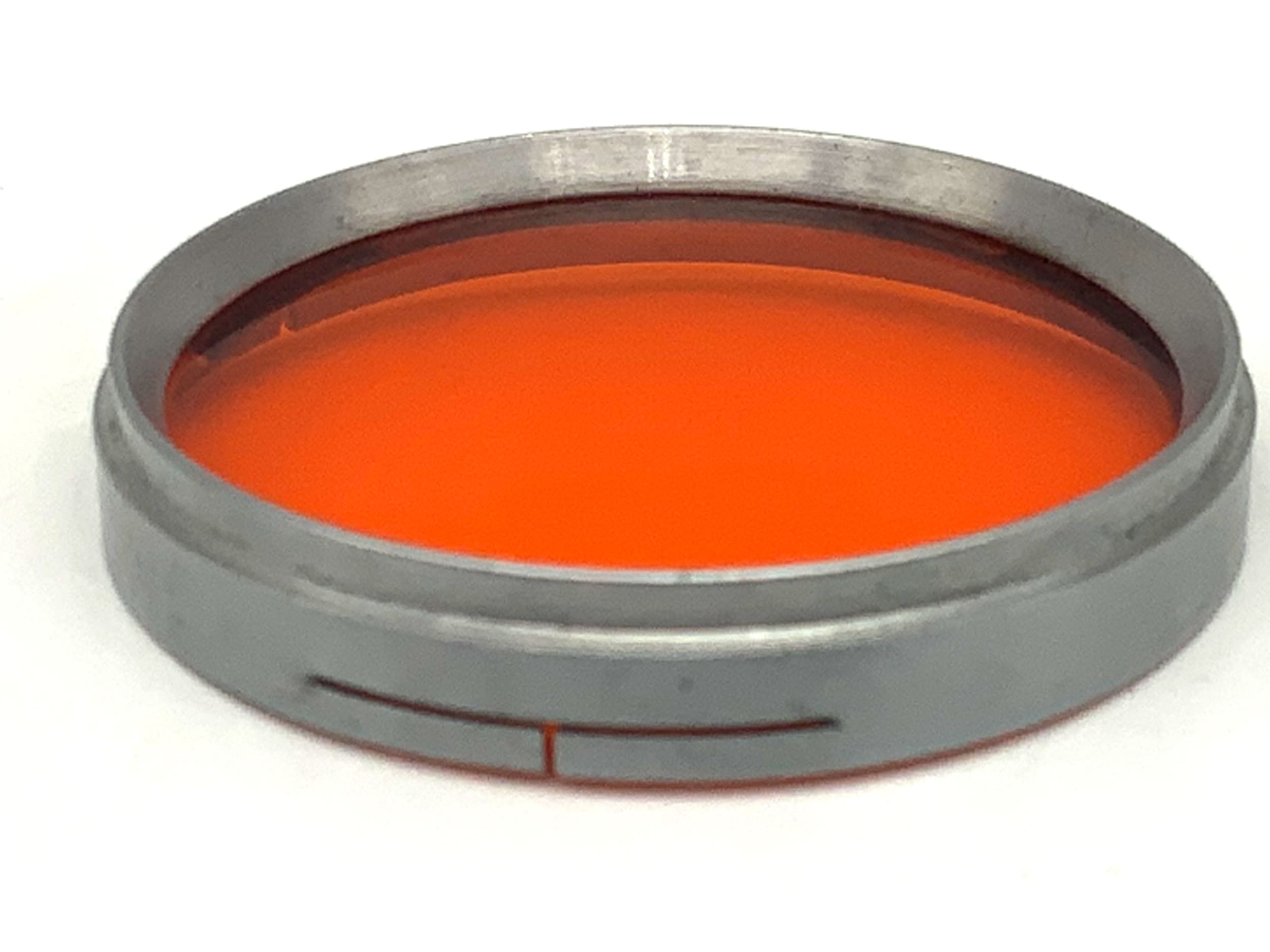Orange color filter, slip-on filter, 42mm circular