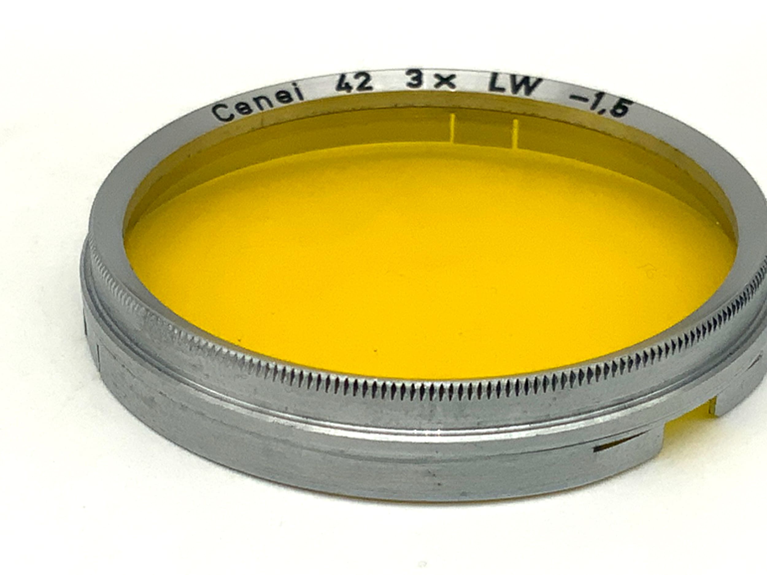 Cenei color filter yellow/yellow 3x LW -1.5 plug-in filter slip-on filter 42mm