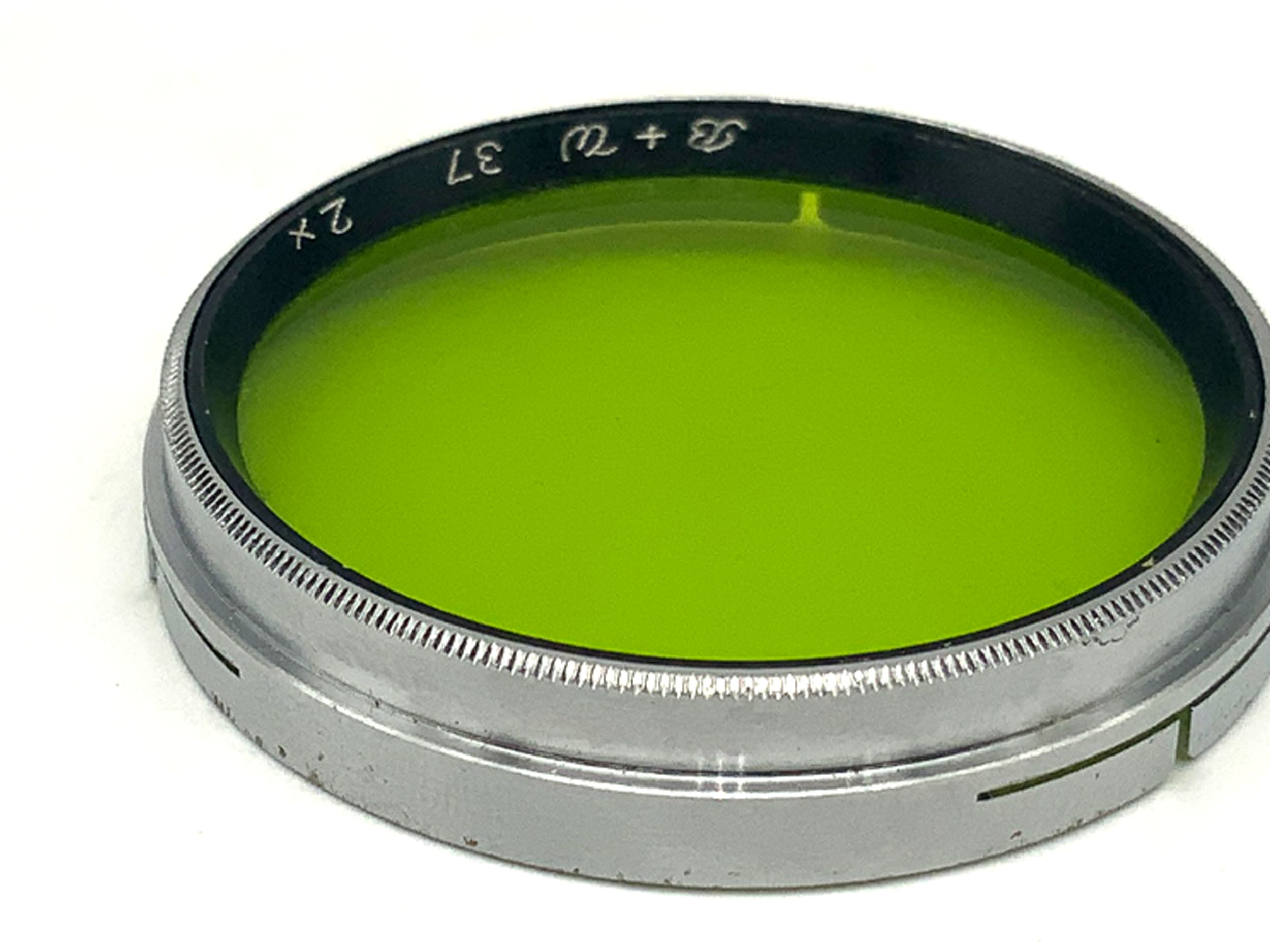B+W Green Color Filters, 2x Slip-On Filters, 37mm Circular