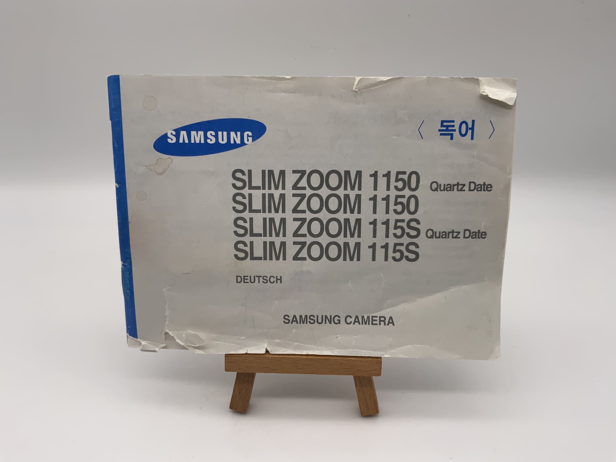 Samsung Slim Zoom 1150 115S Quartz Date User Manual