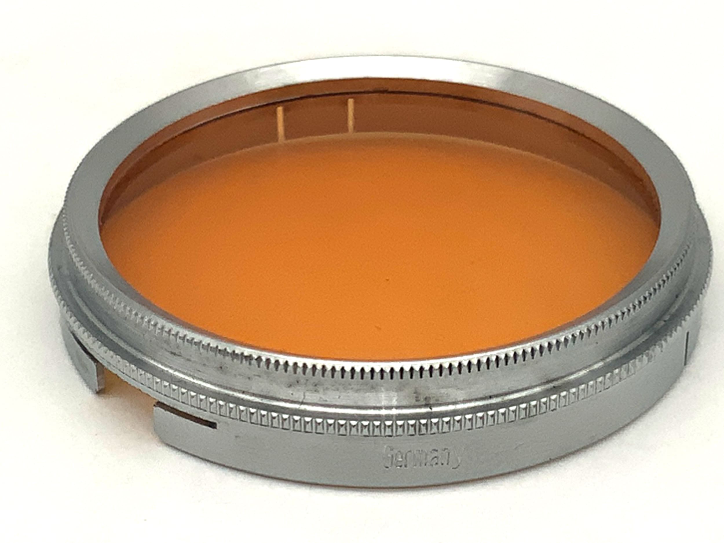 Ceneiplan orange color filter, slip-on filter, 37mm circular