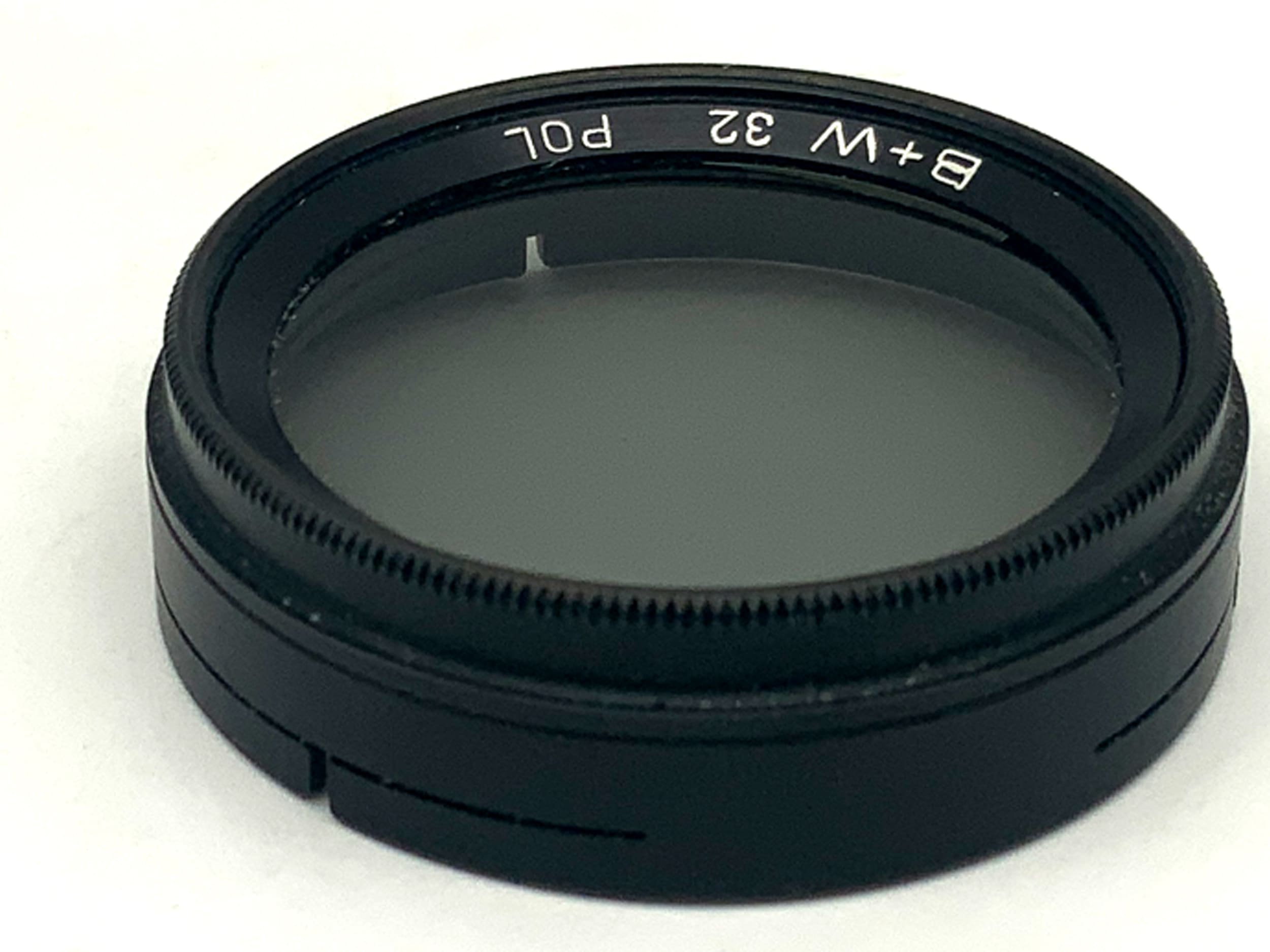 B+W circular polarizing filter, slip-on filter, 32mm