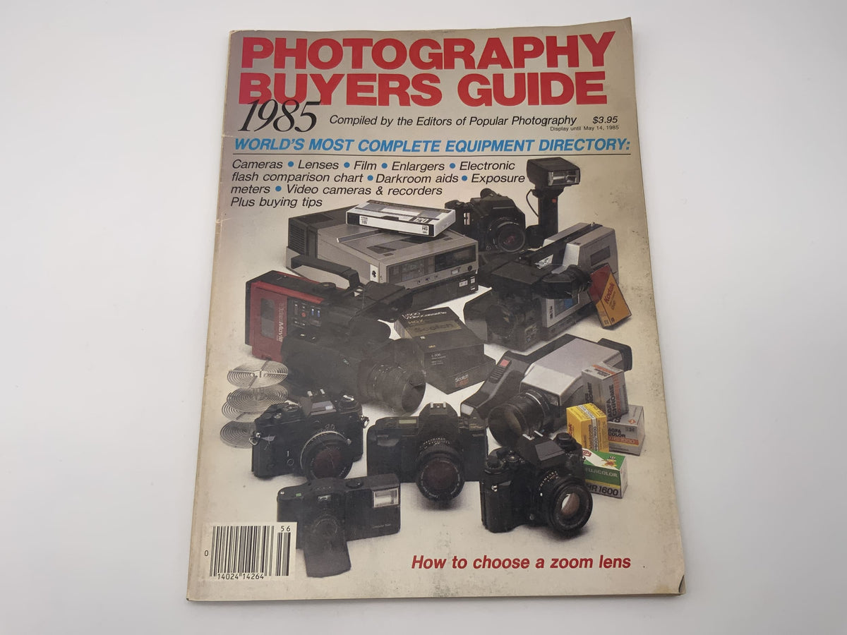 Photography Buyers Guide 1985 How to choose a zoom lens instruction manual