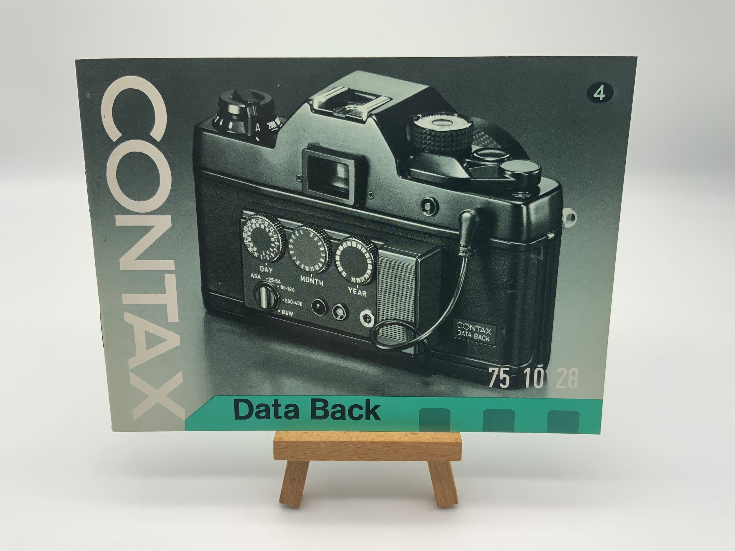 Contax Data Back User Manual