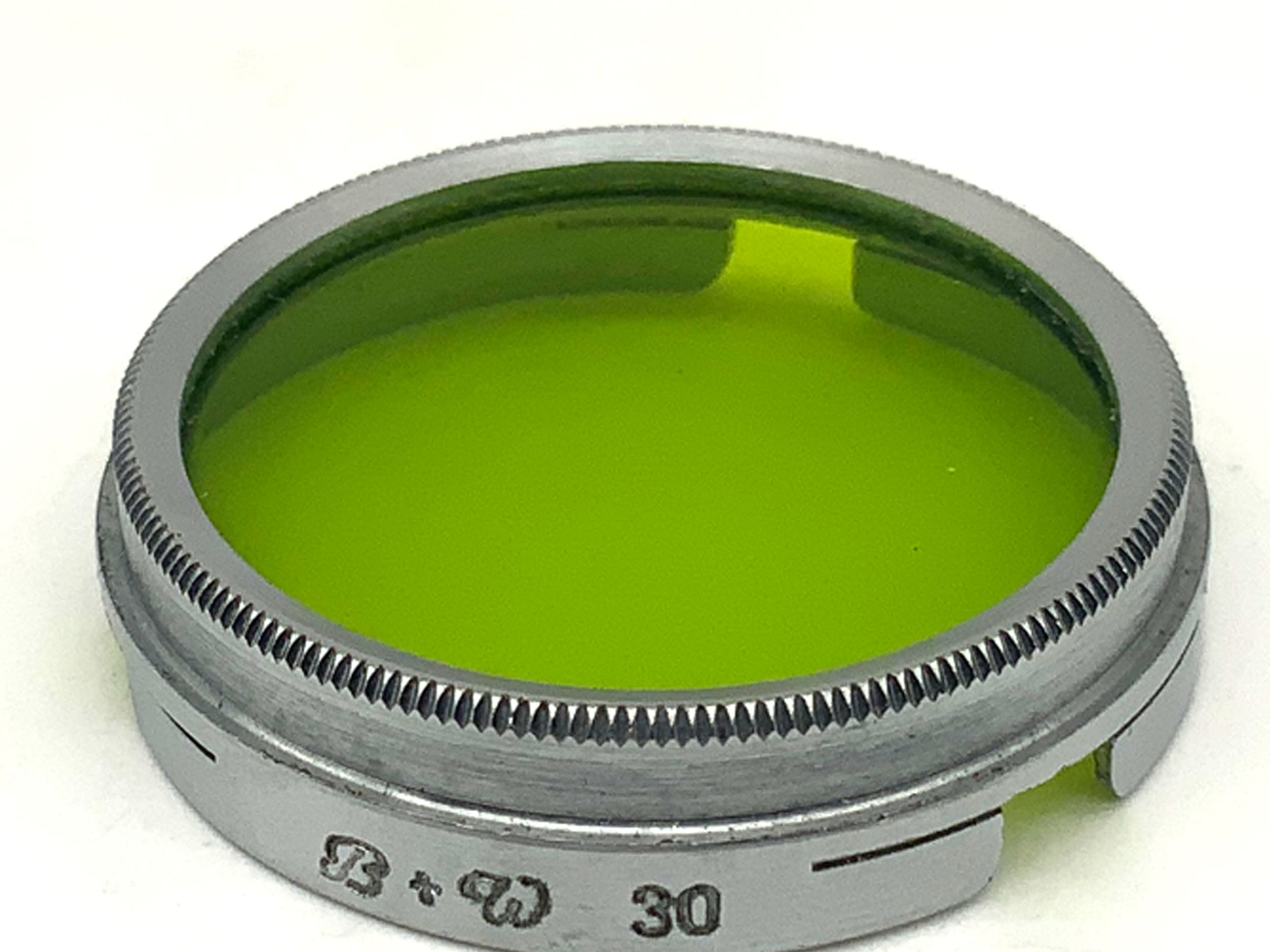 B+W green color filter, slip-on filter, 30mm circular