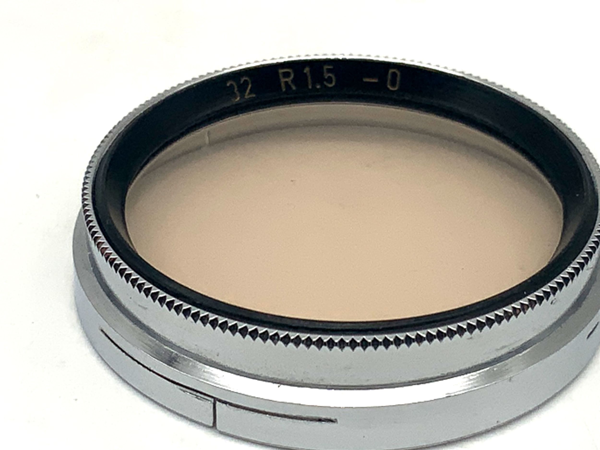 Correction filter R 1.5 -0 Slip-on filter 32mm circular