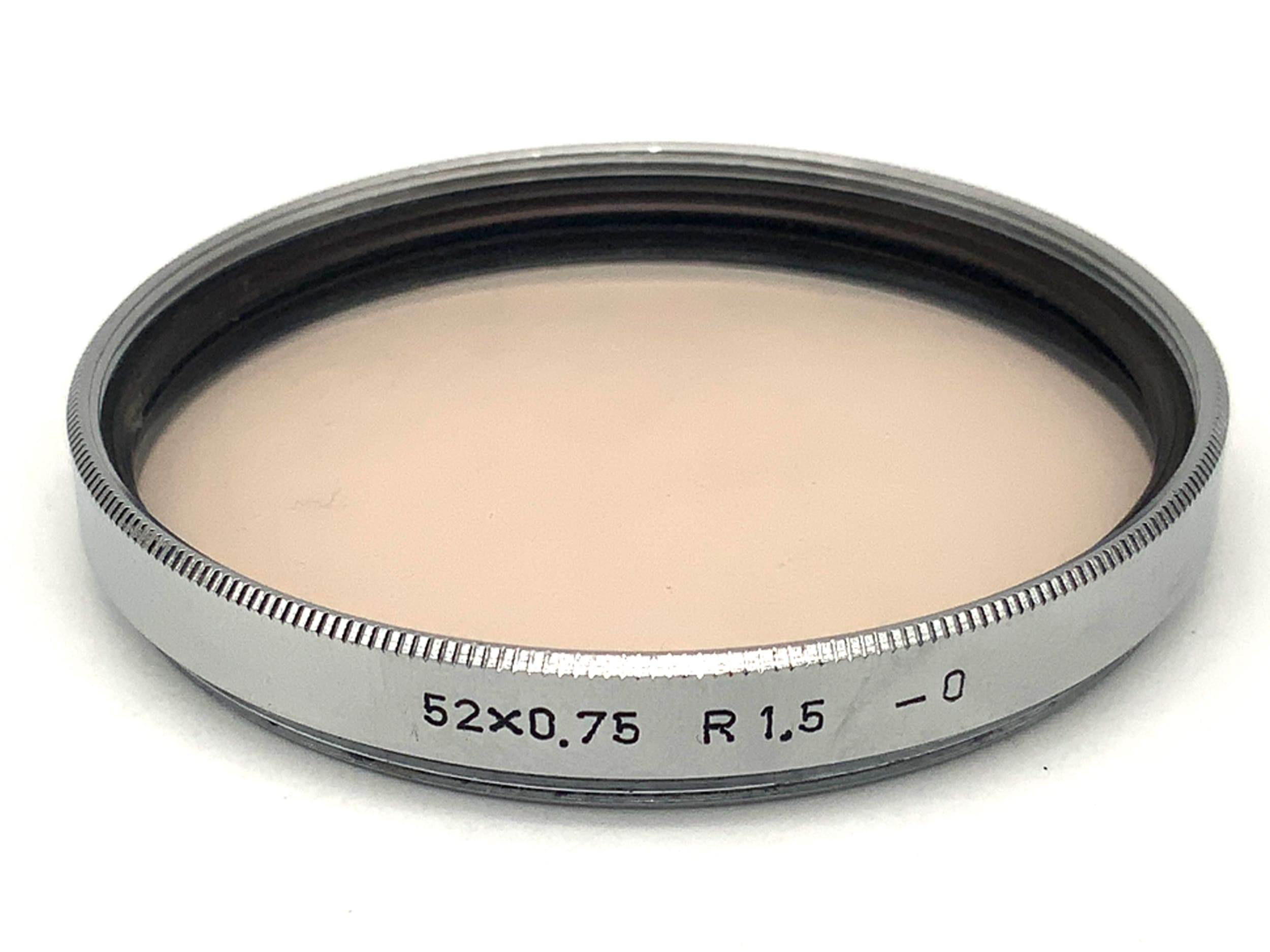 Correction filter 52x0.75 R 1.5 -0 Filter 52mm Circular Filter thread