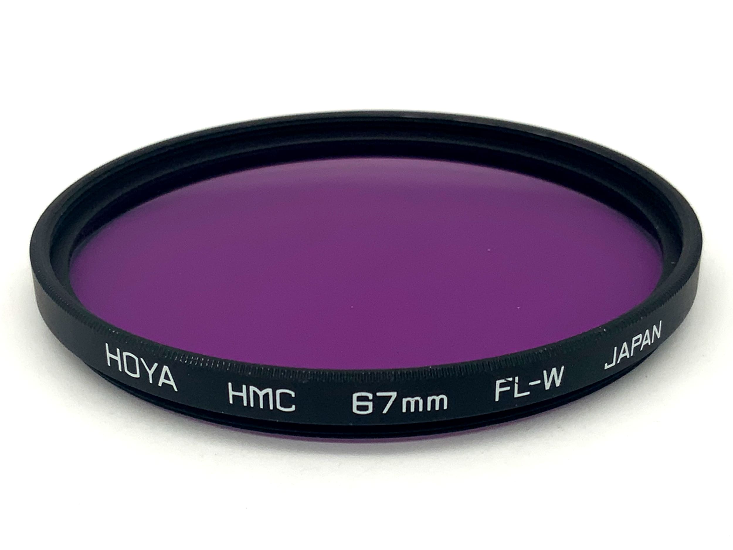 Hoya HMC FL-W color correction filter, purple, 67mm filter thread