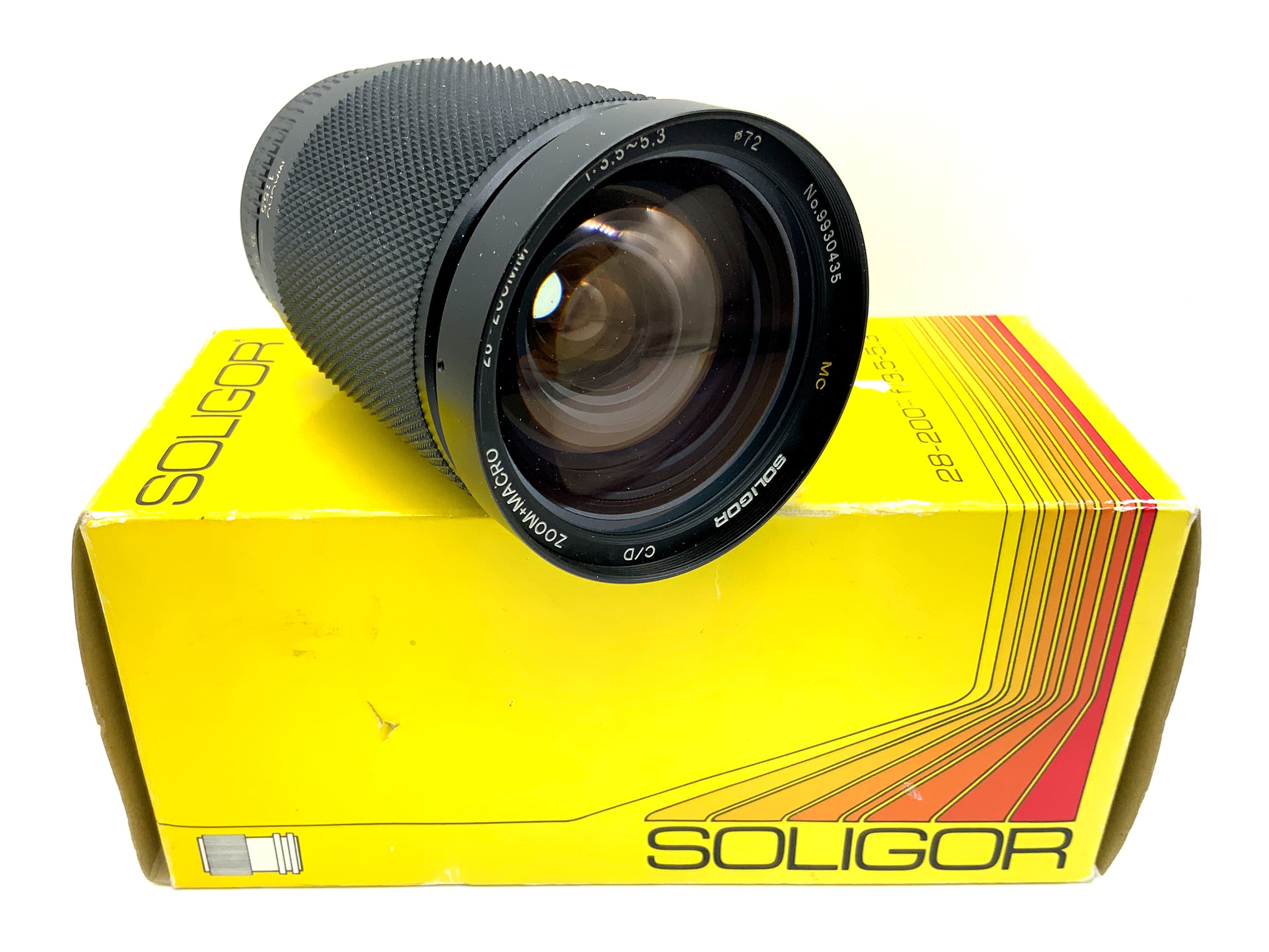 Soligor 28-200mm 1:3.5-5.3 Lens C/D Macro in original packaging Zoom lens (Canon FD)