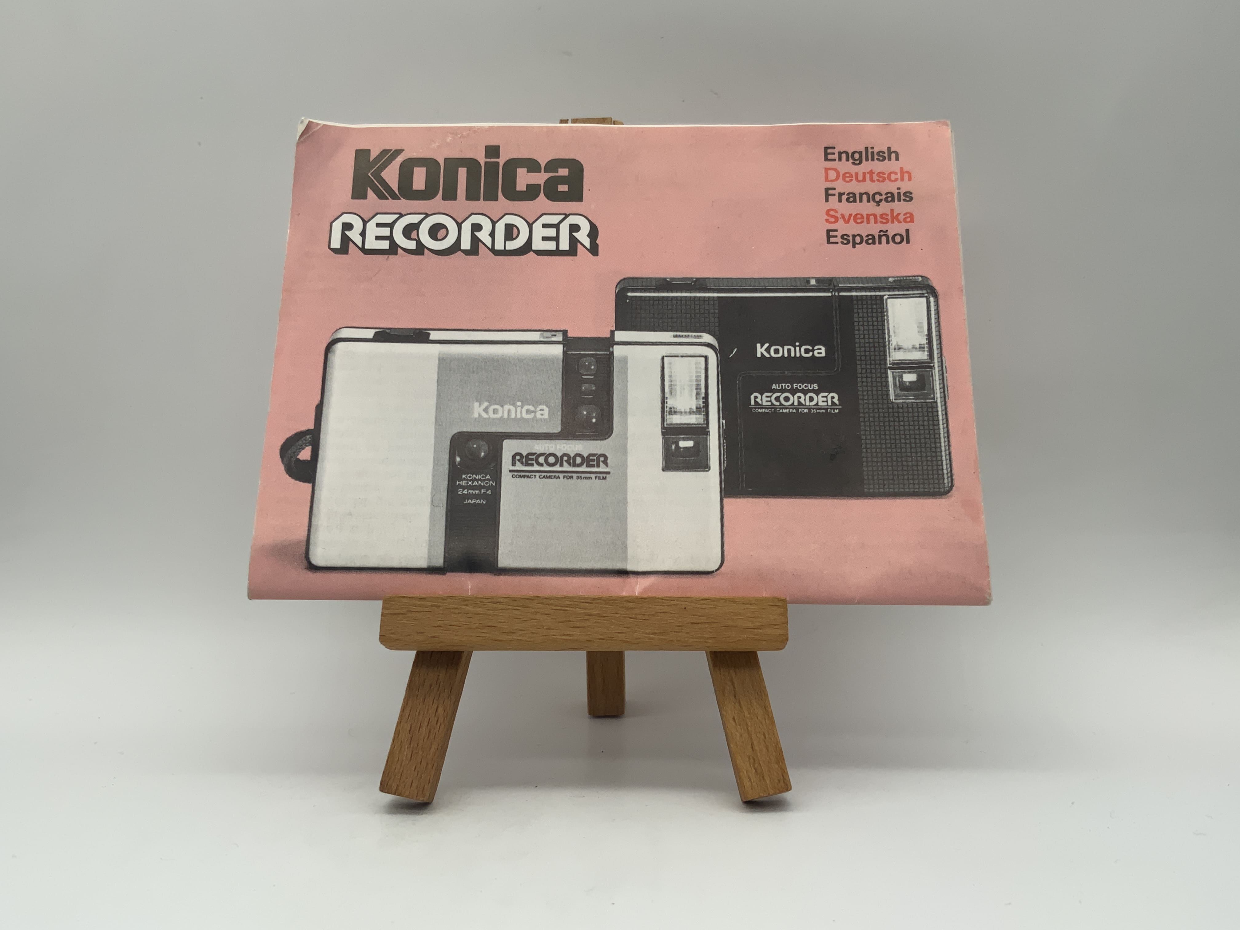 Konica Recorder User Manual (German)