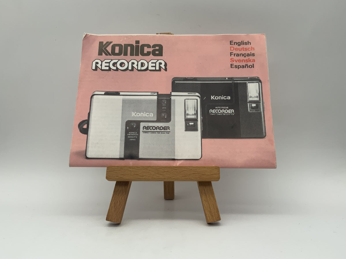 Konica Recorder User Manual (German)