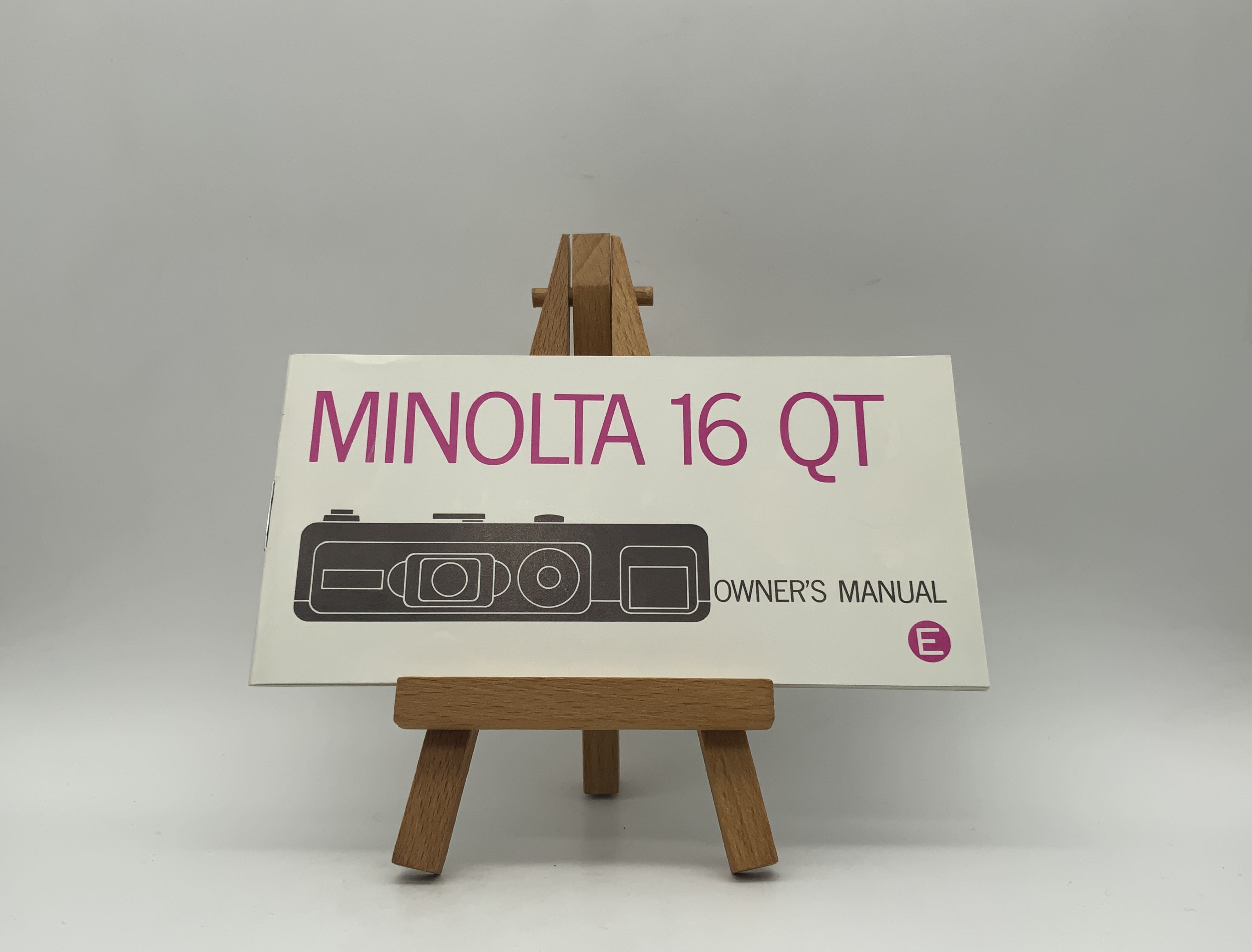 Minolta 16 QT Owner's Manual (English)
