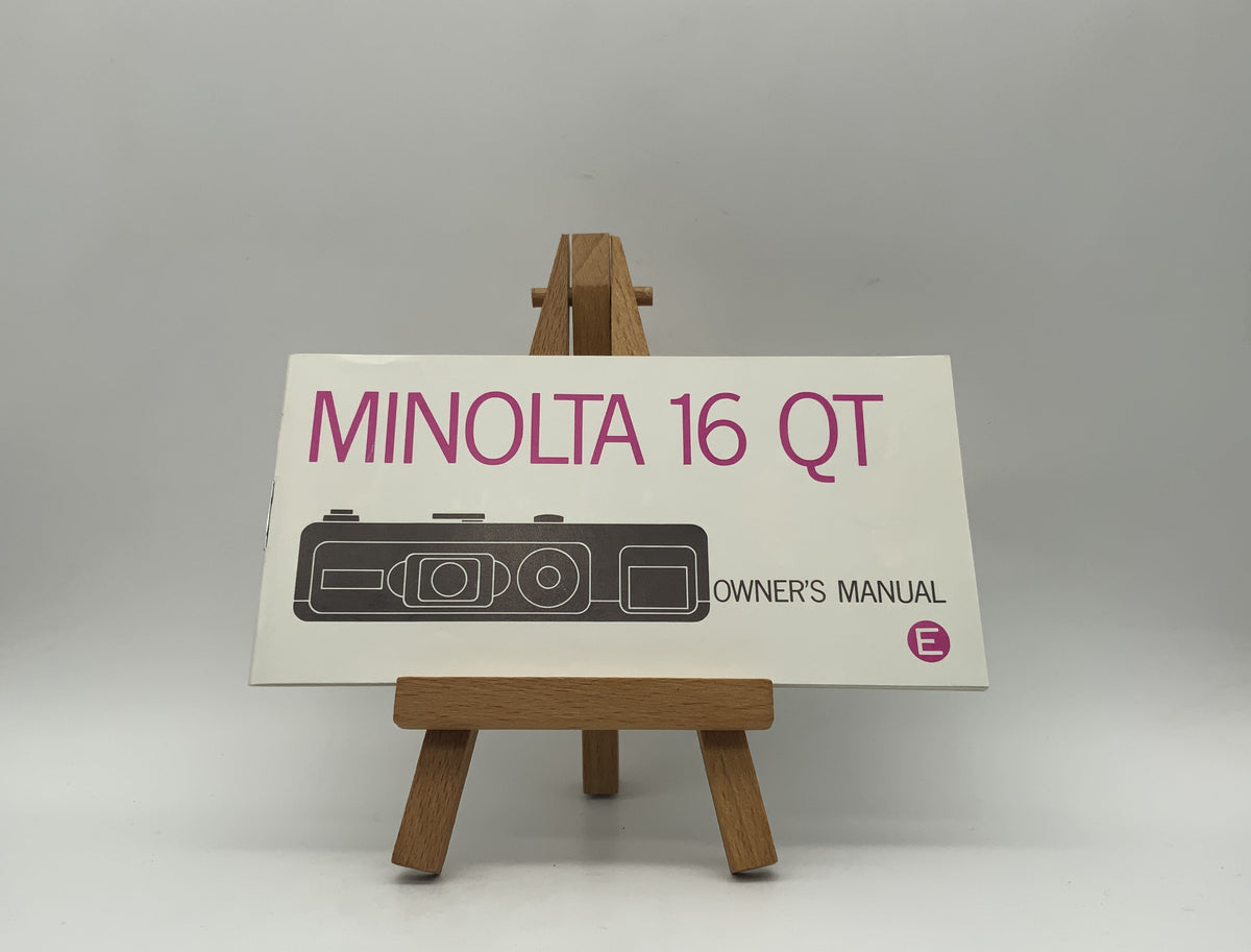 Minolta 16 QT Owner's Manual (English)
