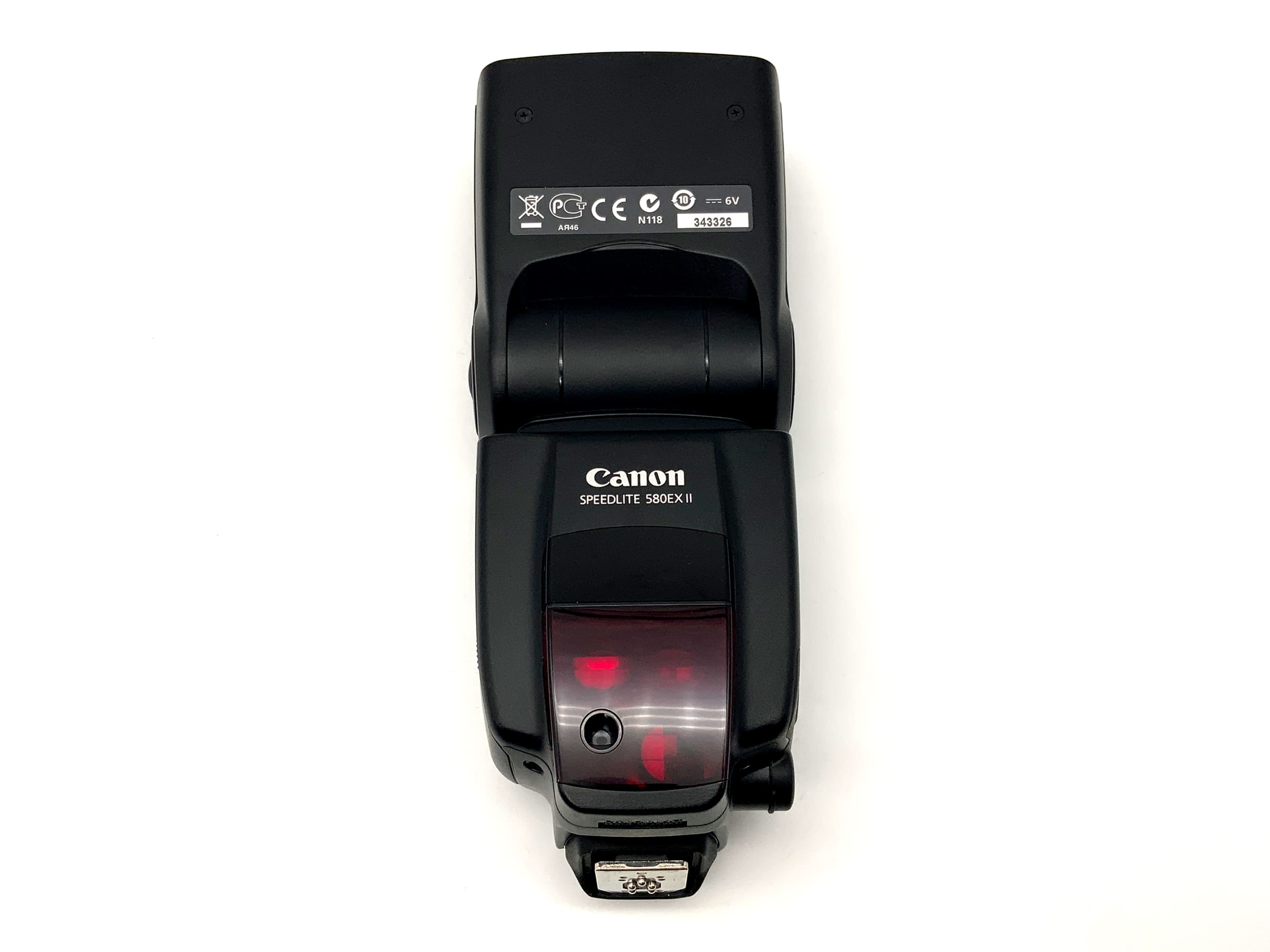 Canon Speedlite 580EX II flash unit with bag for EOS camera flash