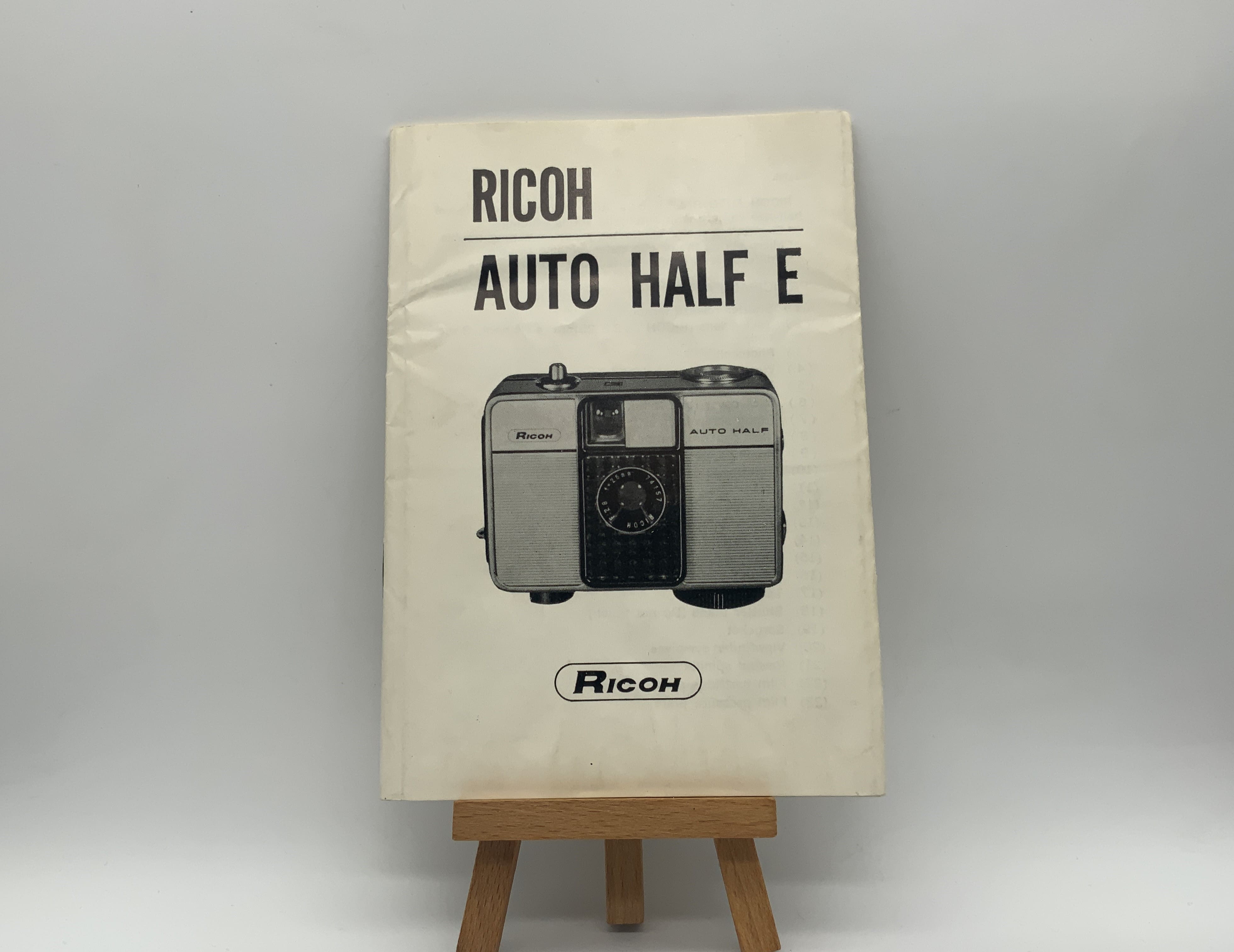 Ricoh Auto Half E User Manual German