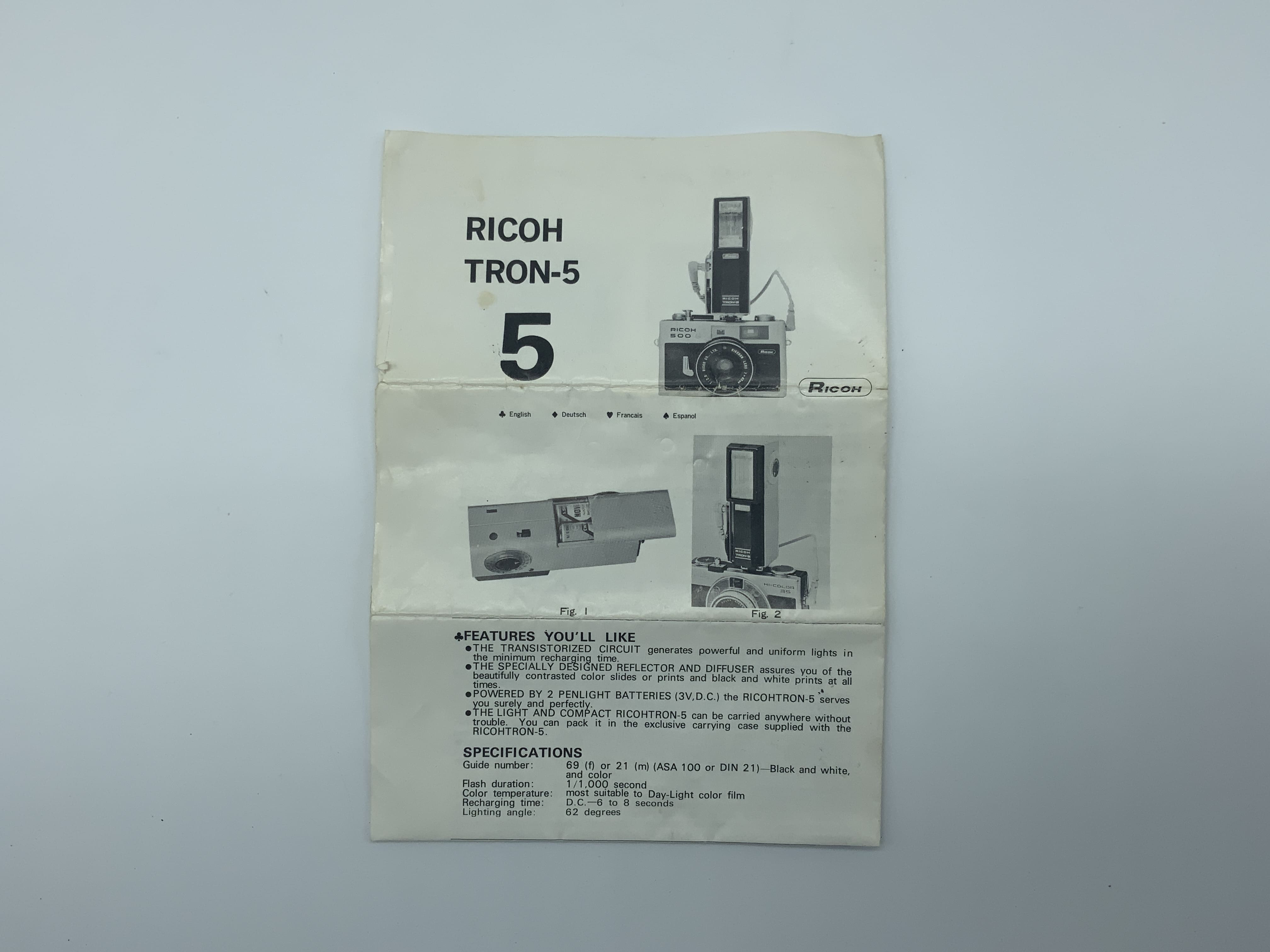 Ricoh Tron-5 User Manual (German)