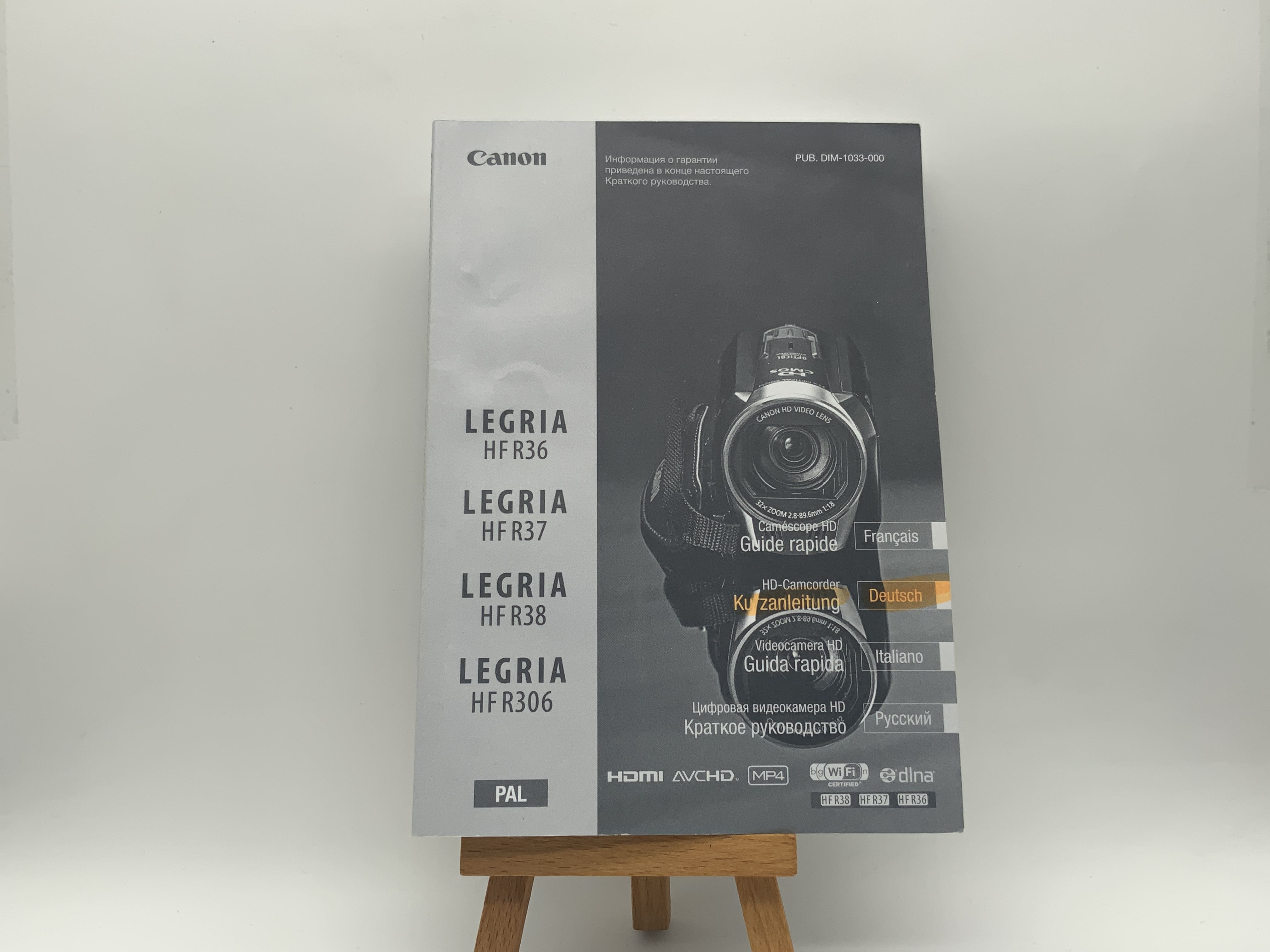 Canon Legria HF R36 / R37 / R38 / R306 User Manual German