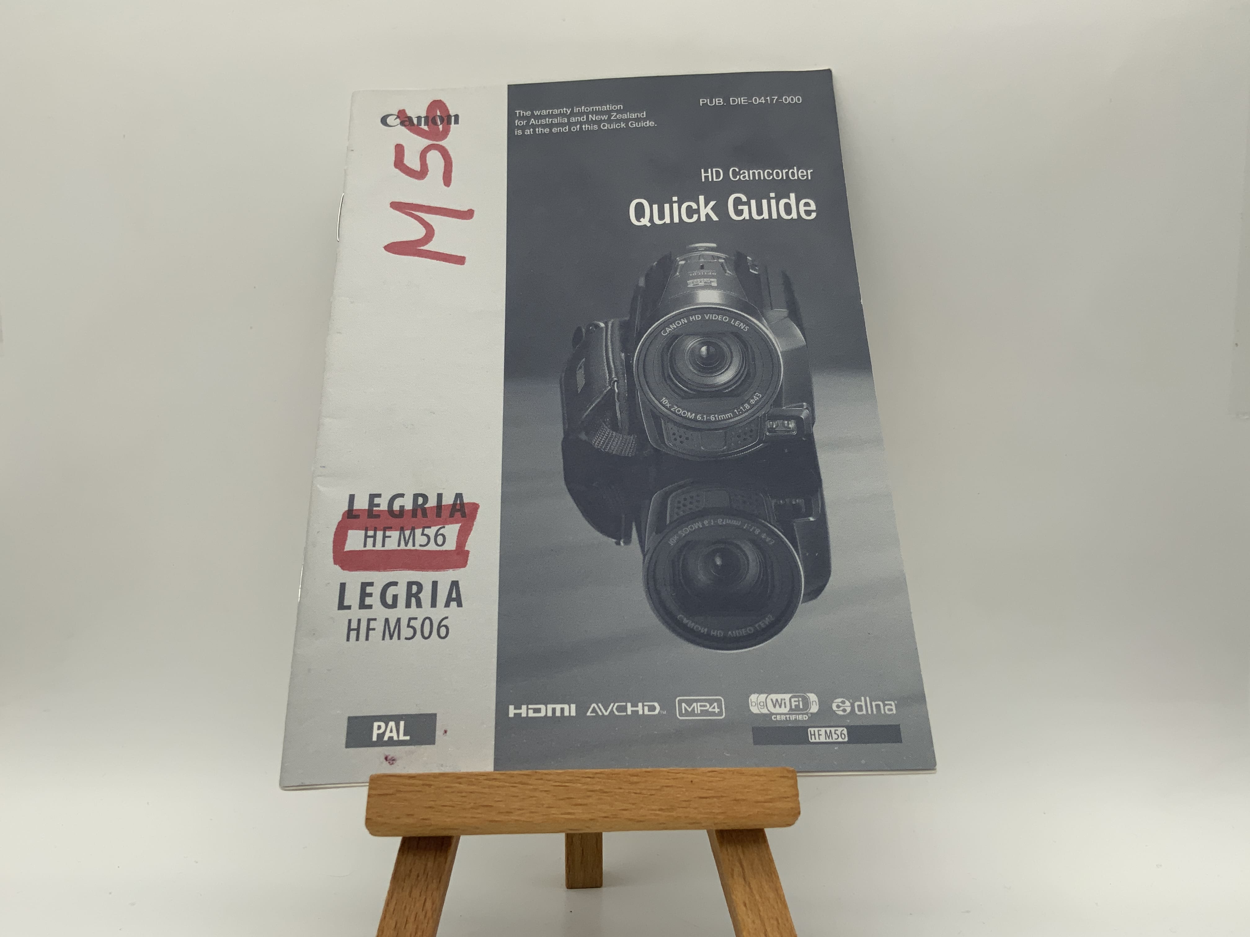 Canon Legria HF M56 / M506 Quick Guide User Manual German