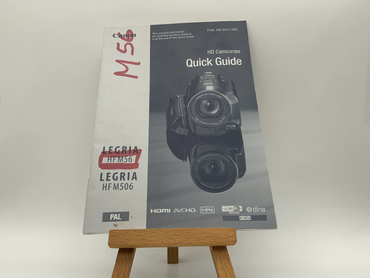 Canon Legria HF M56 / M506 Quick Guide User Manual German