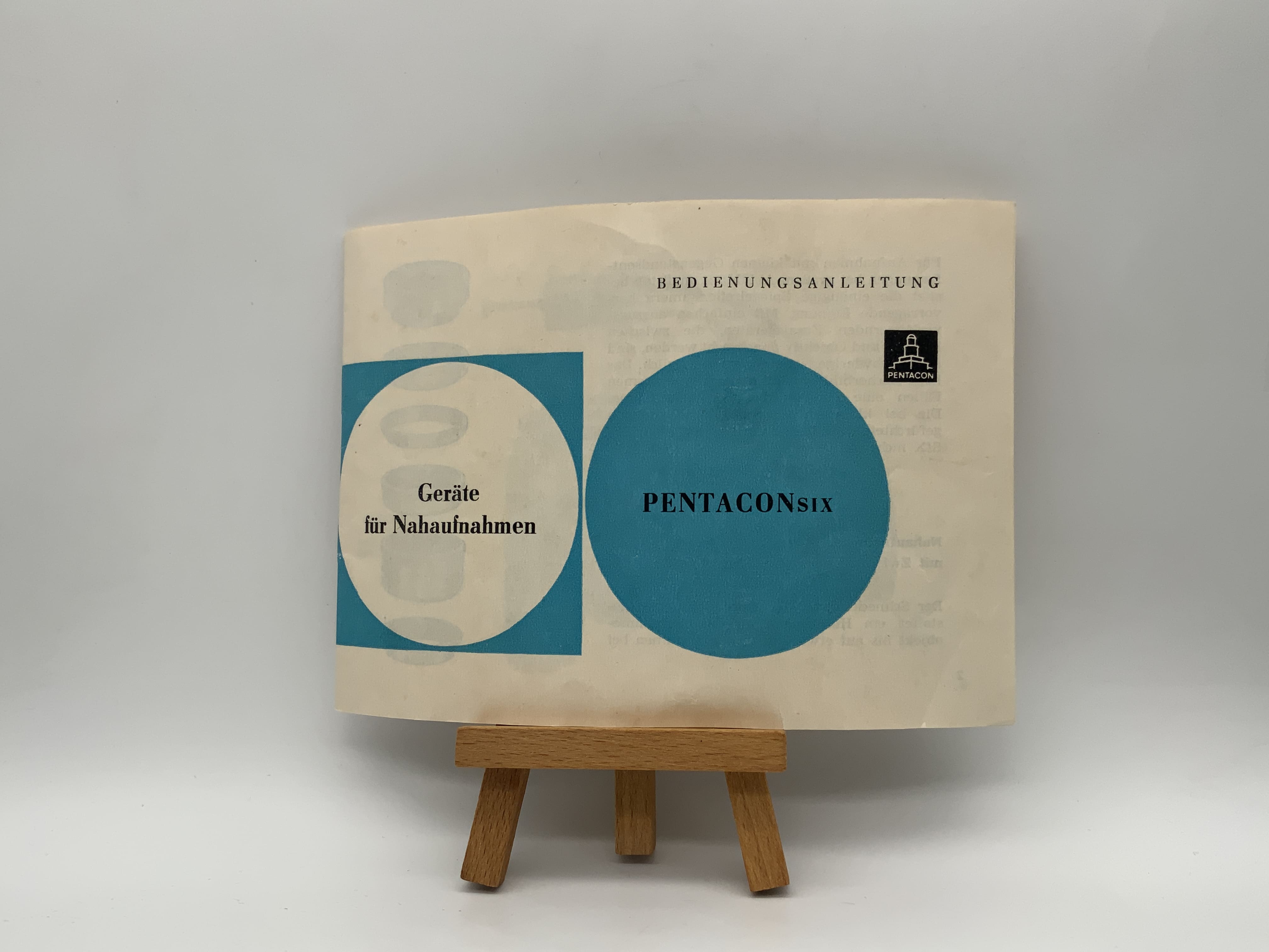 Pentacon Close-Up Devices PENTACONsix User Manual German