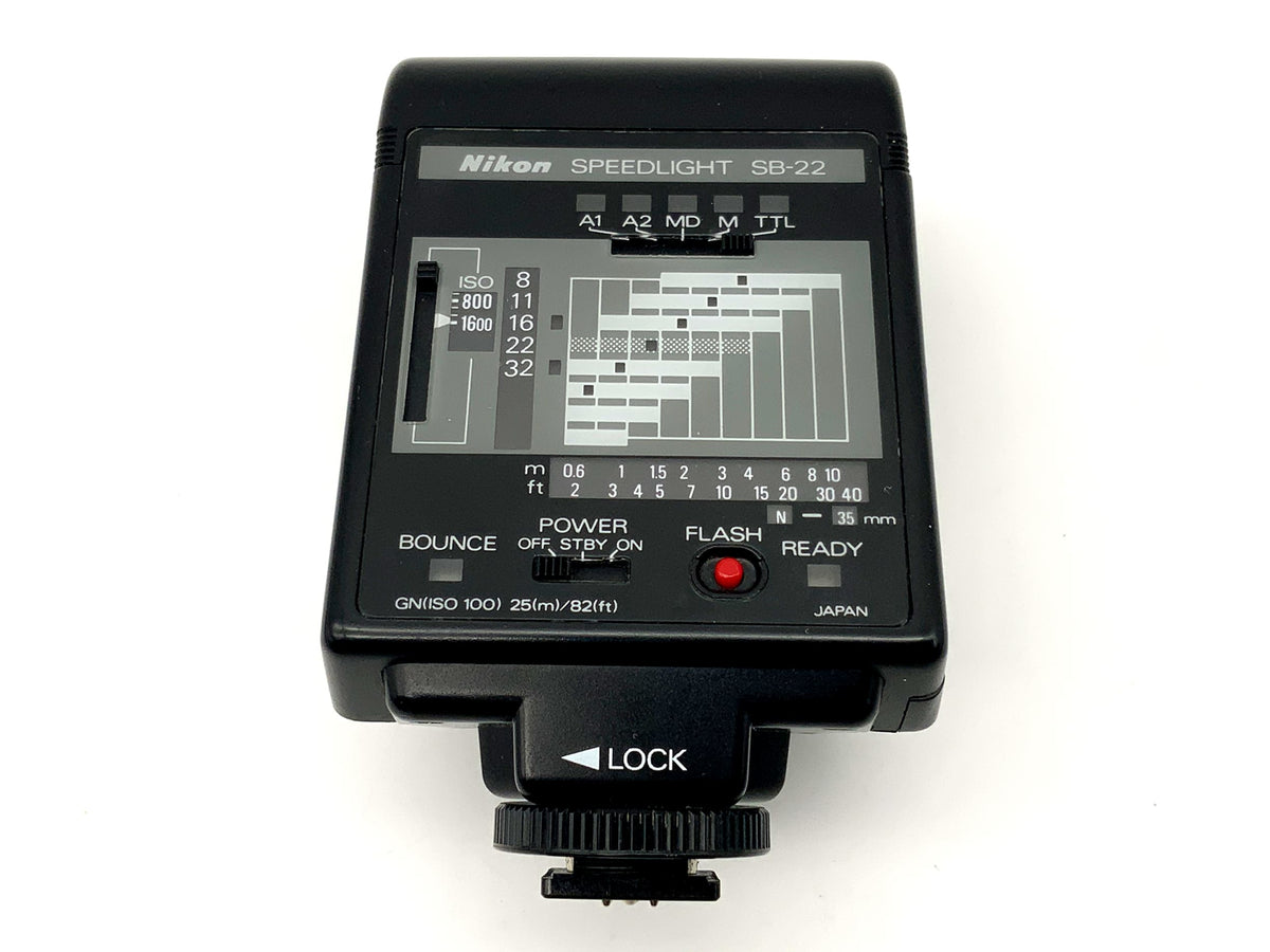 Nikon Speedlight SB-22 flash unit for Nikon F4, F801, F501, FA flash
