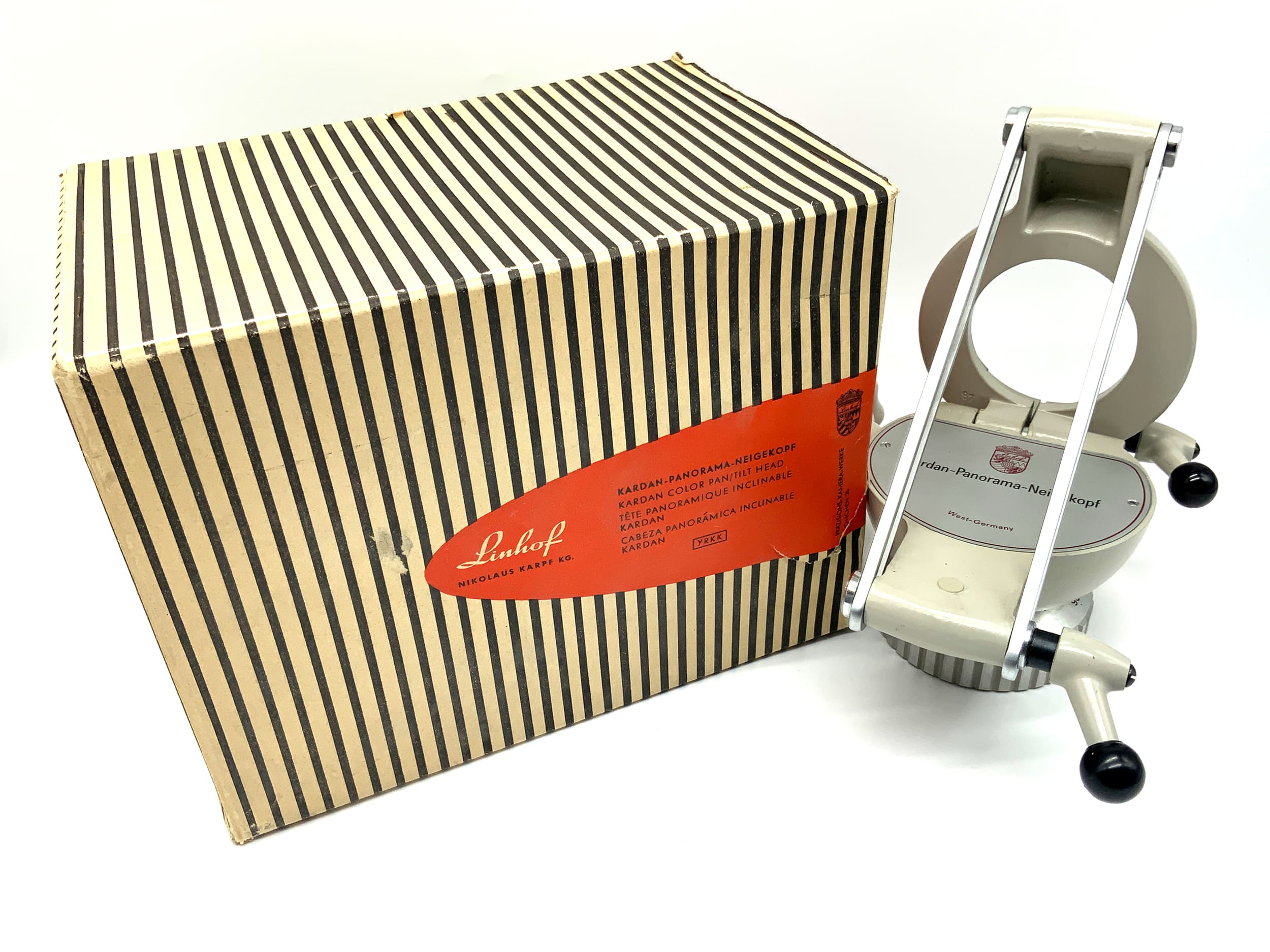 Linhof Kardan Panorama Tilting Head II RKK 90mm Base in original packaging