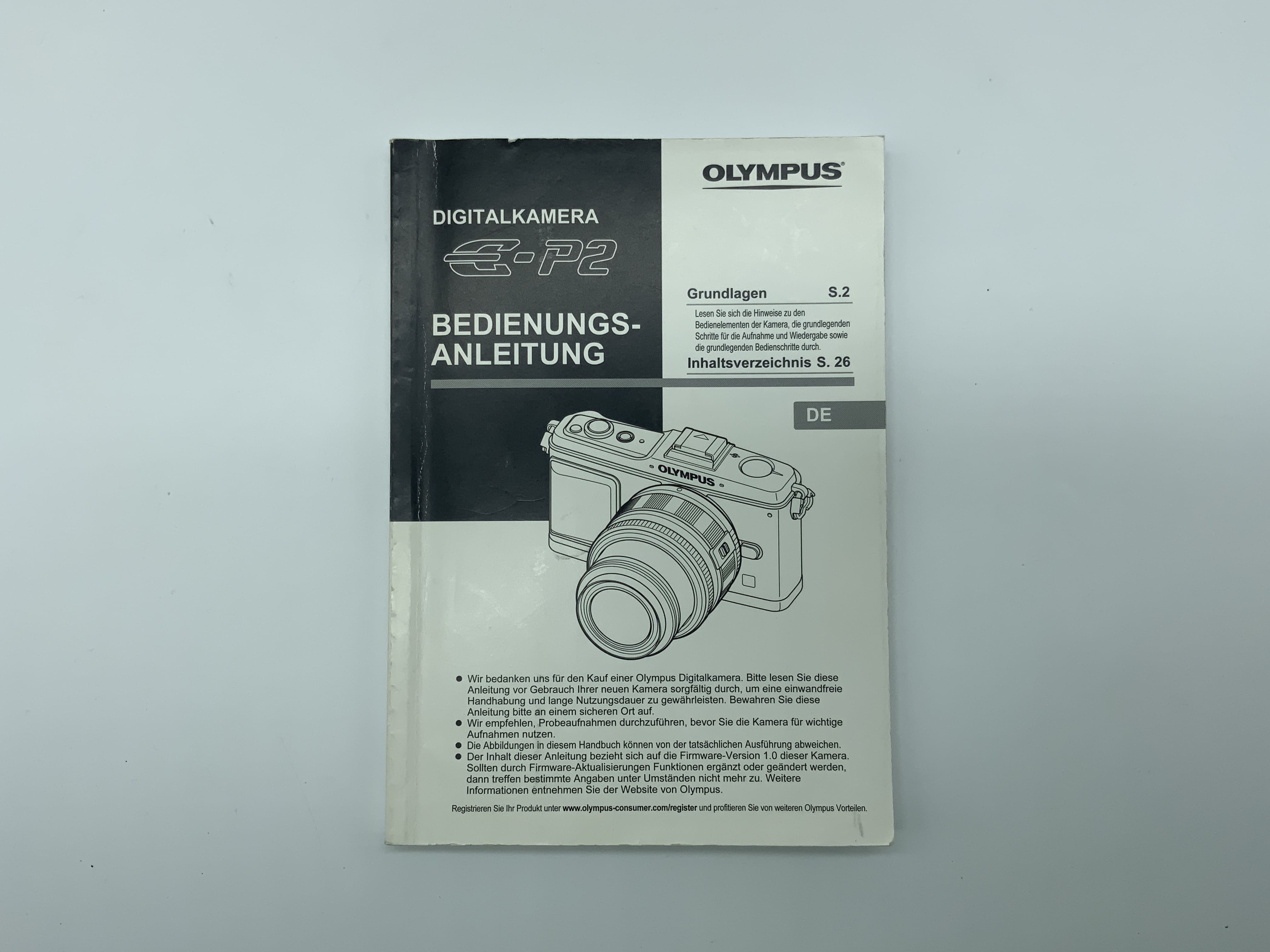 Olympus E P2 User Manual (German)