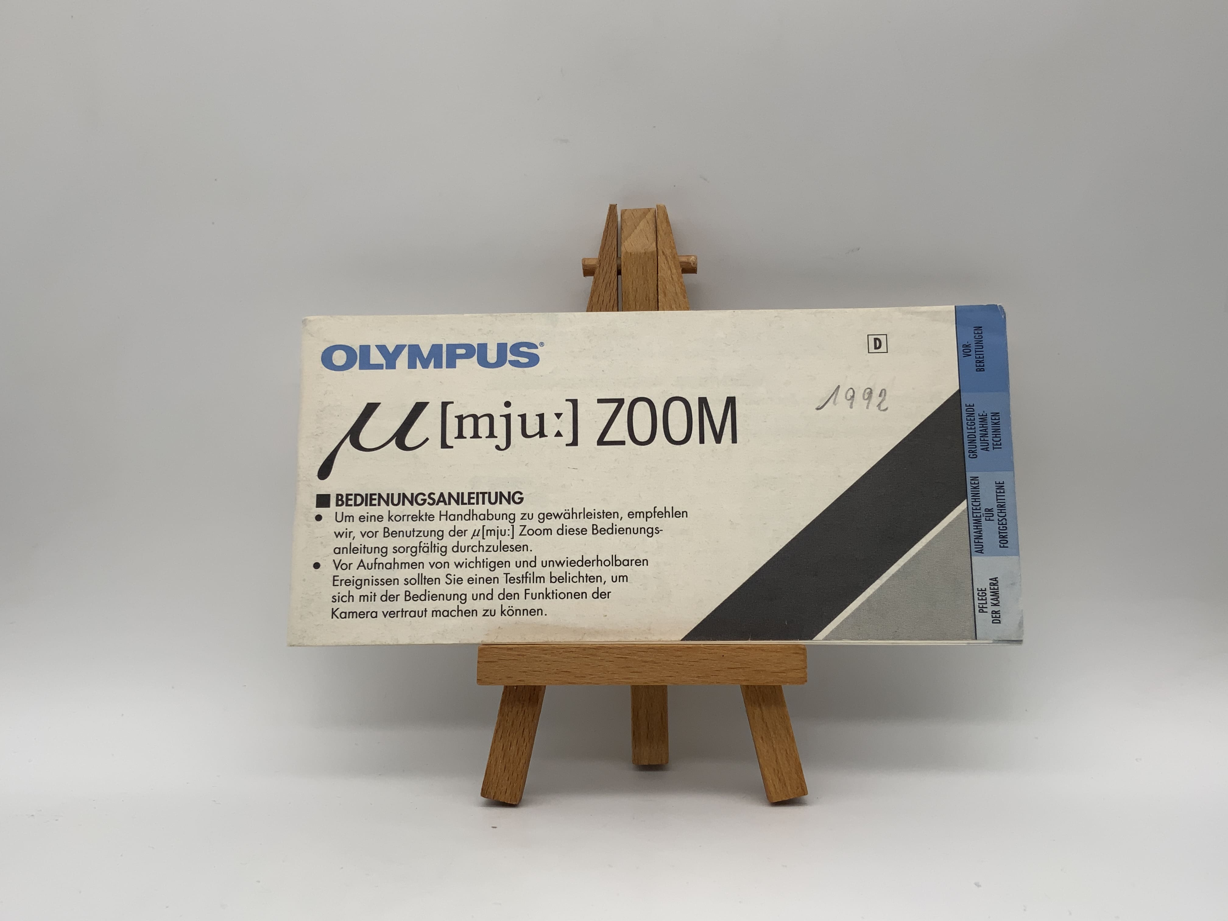 Olympus mju zoom User Manual German