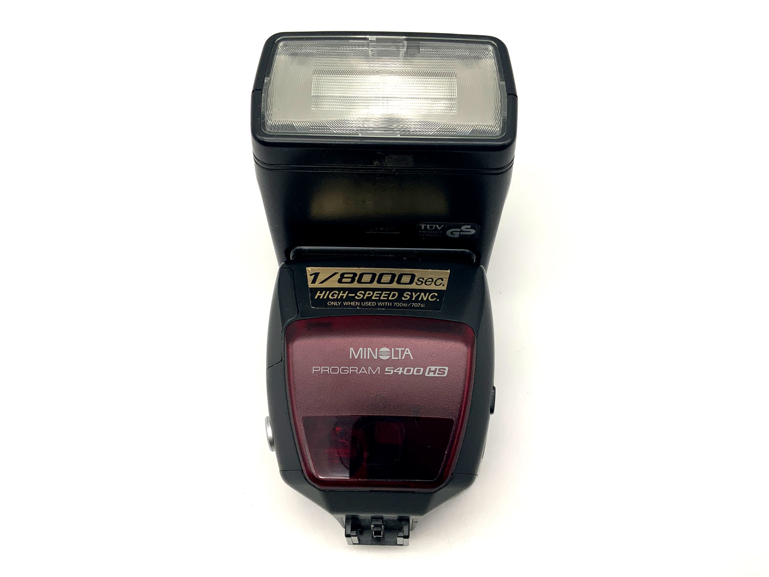 Minolta Program 5400HS Flash Unit High Speed ​​Camera Flash Clip-on Flash