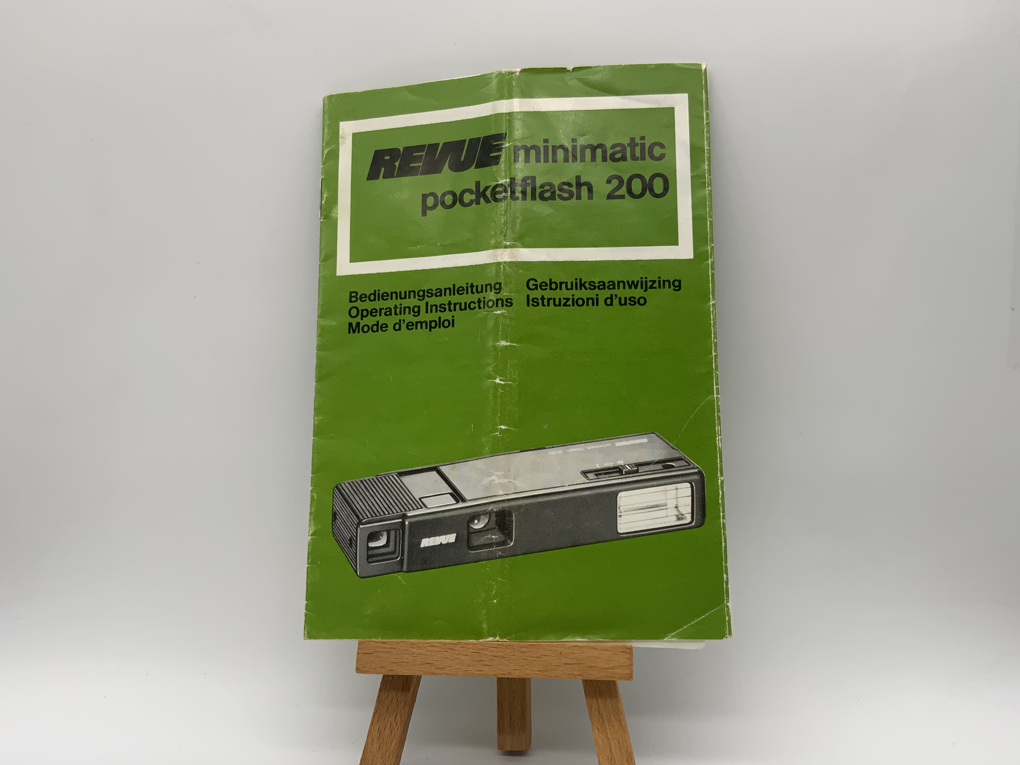Revue Minimatic Pocketflash 200 User Manual (German)