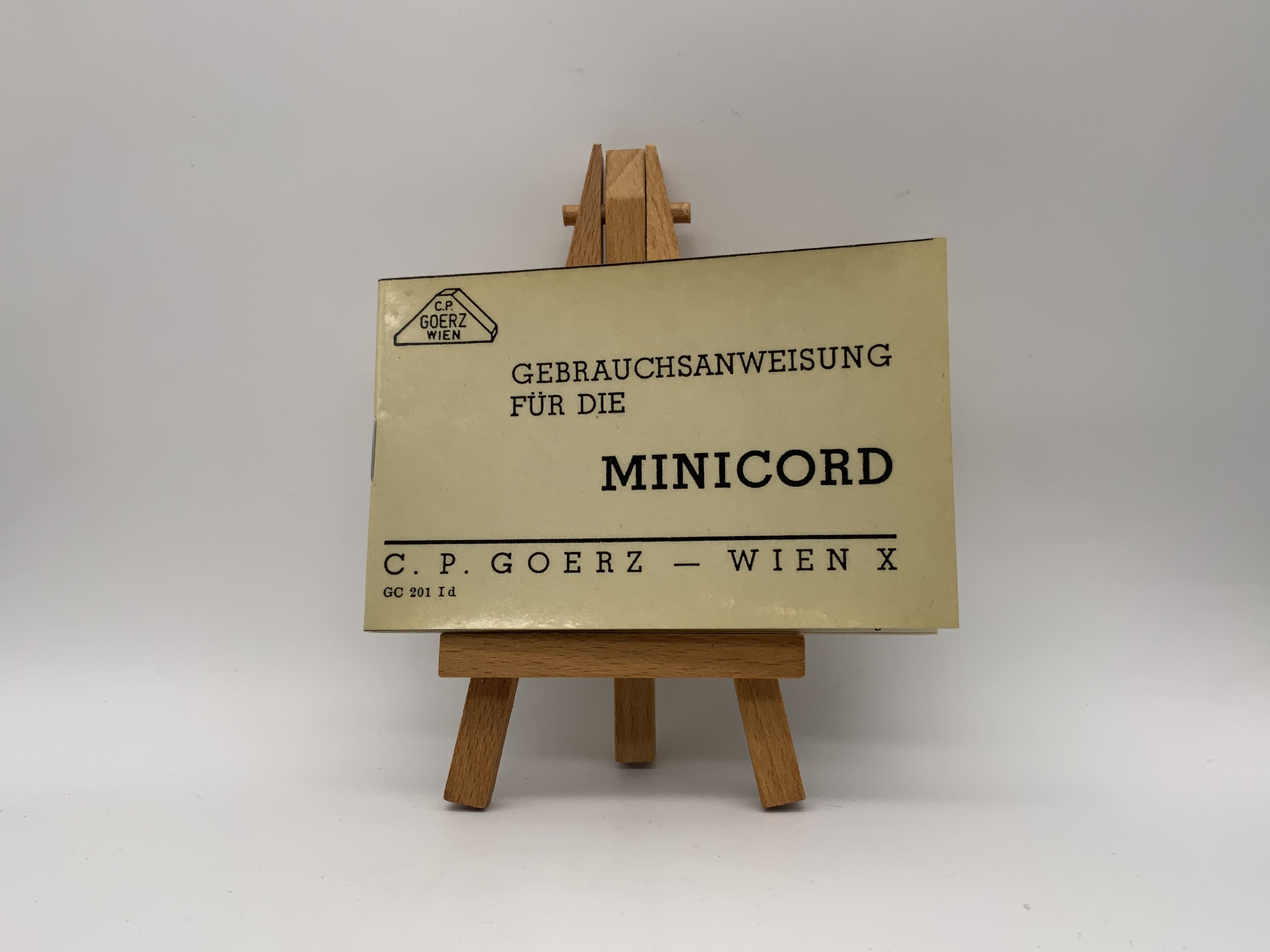 Goerz Vienna Minicord User Manual German