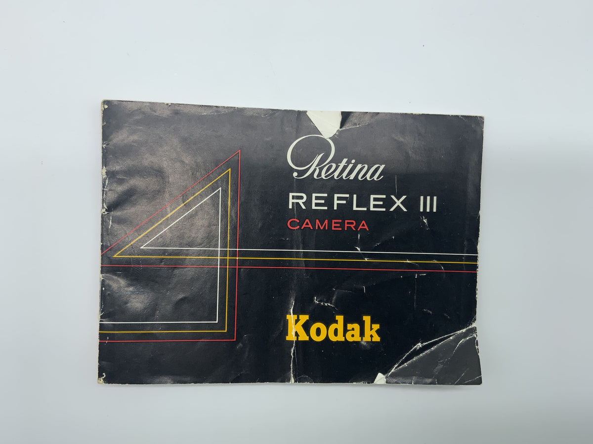 Kodak Retina Reflex III Camera User Manual (German)