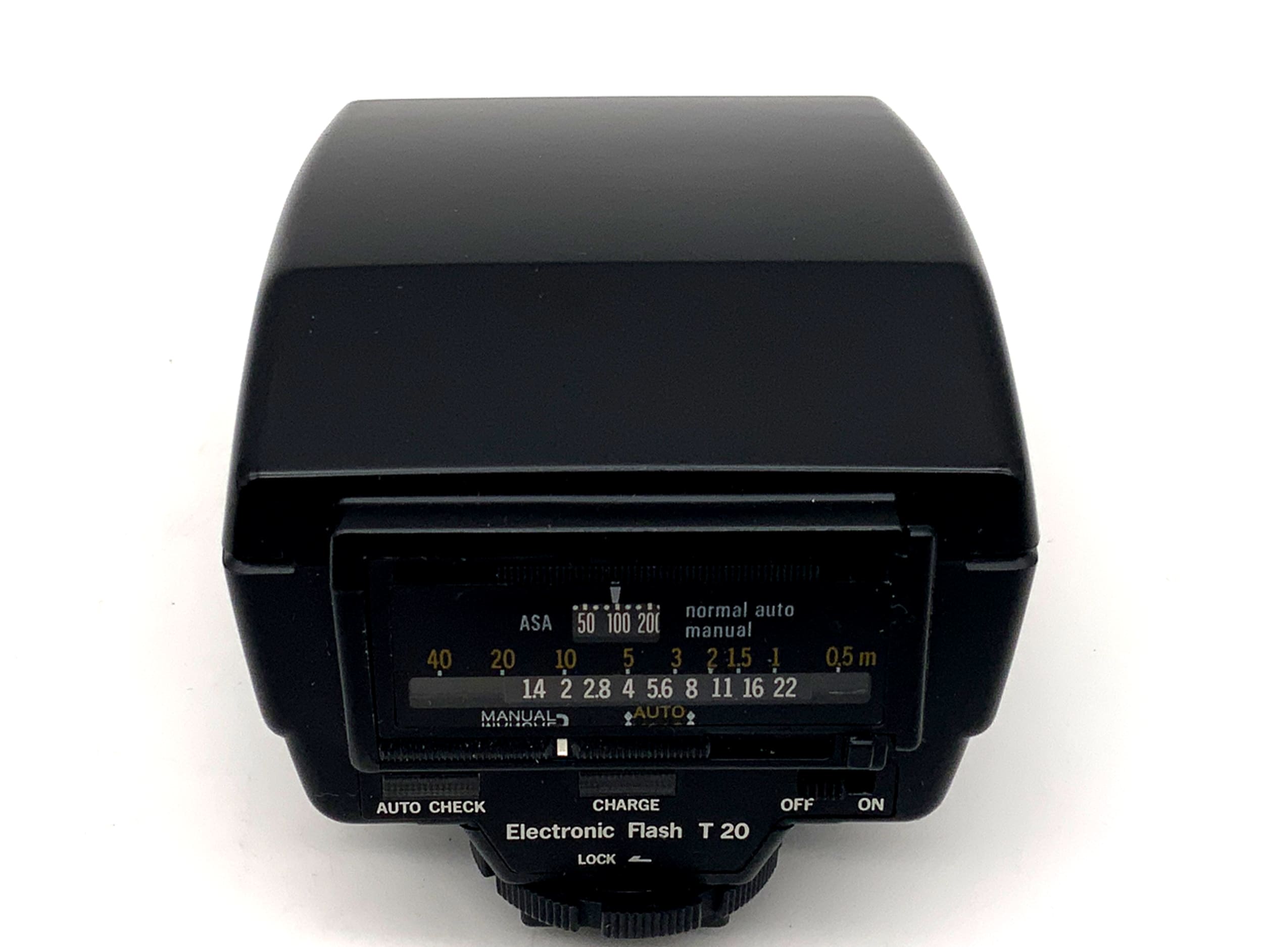 Olympus Electronic flash T20 flash unit OM-2 with original packaging for OM system flash units