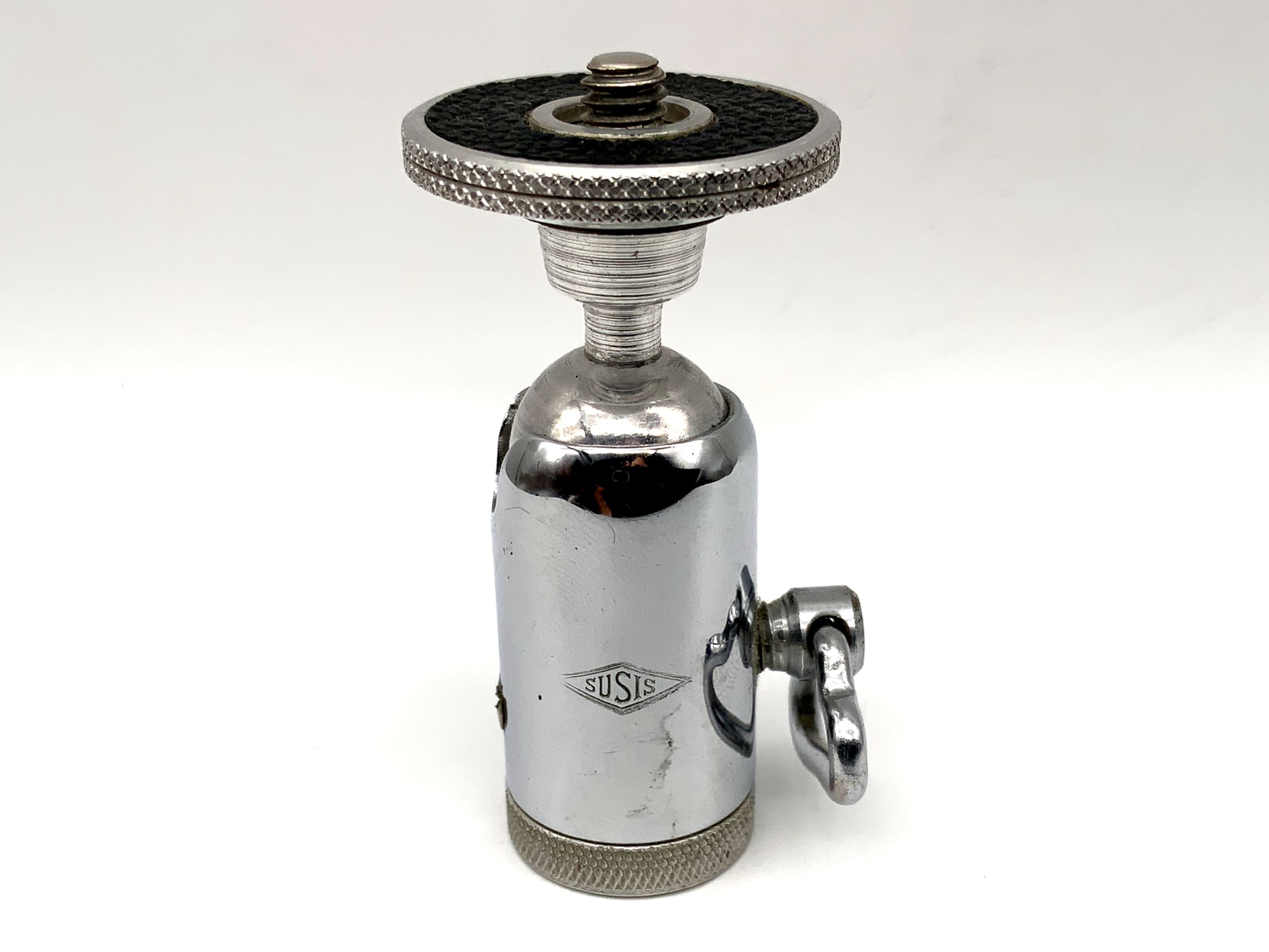 Susi's tripod head, silver, mini ball head, 1/4