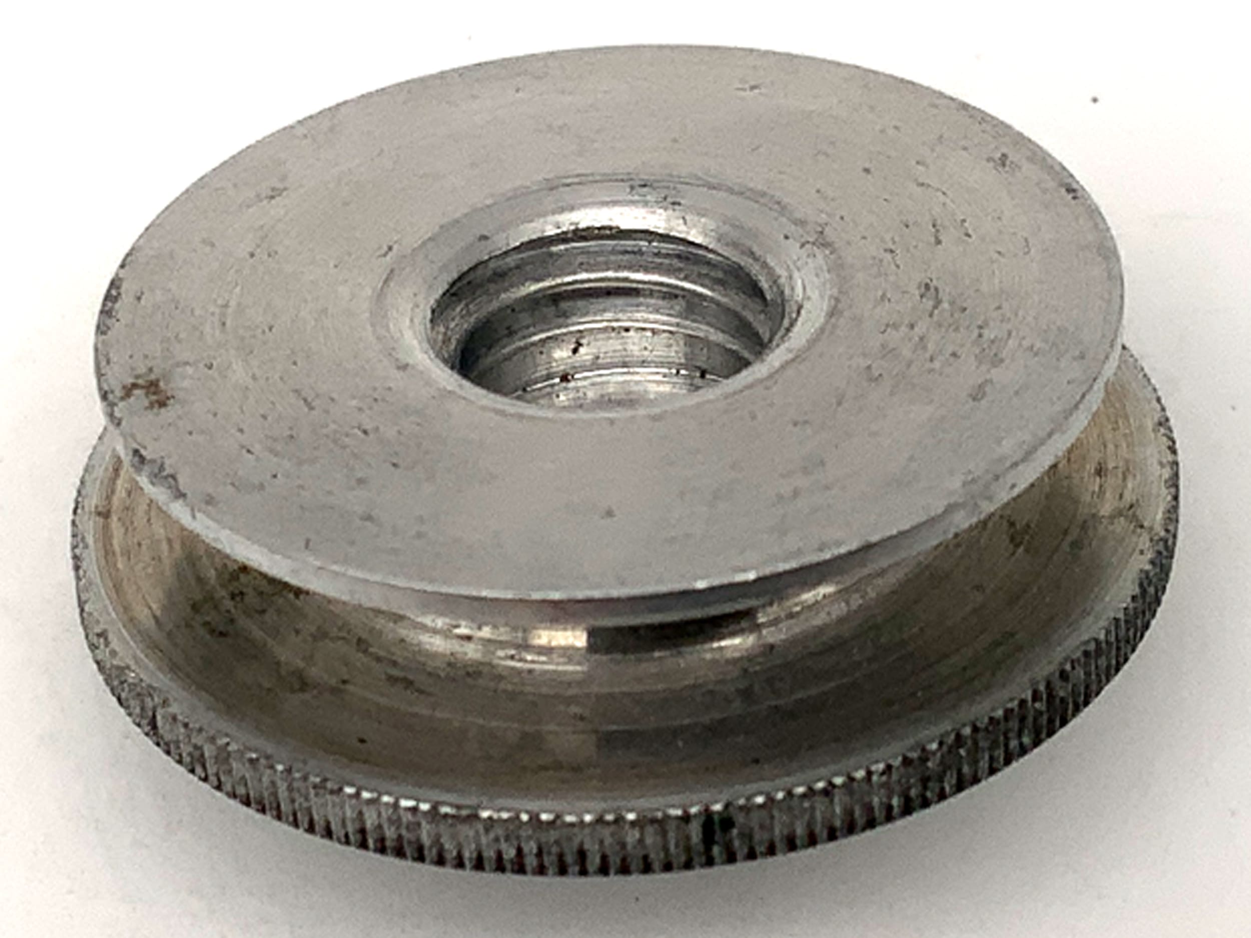 Zeiss Ikon large to small tripod adapter, silver, from large to small thread