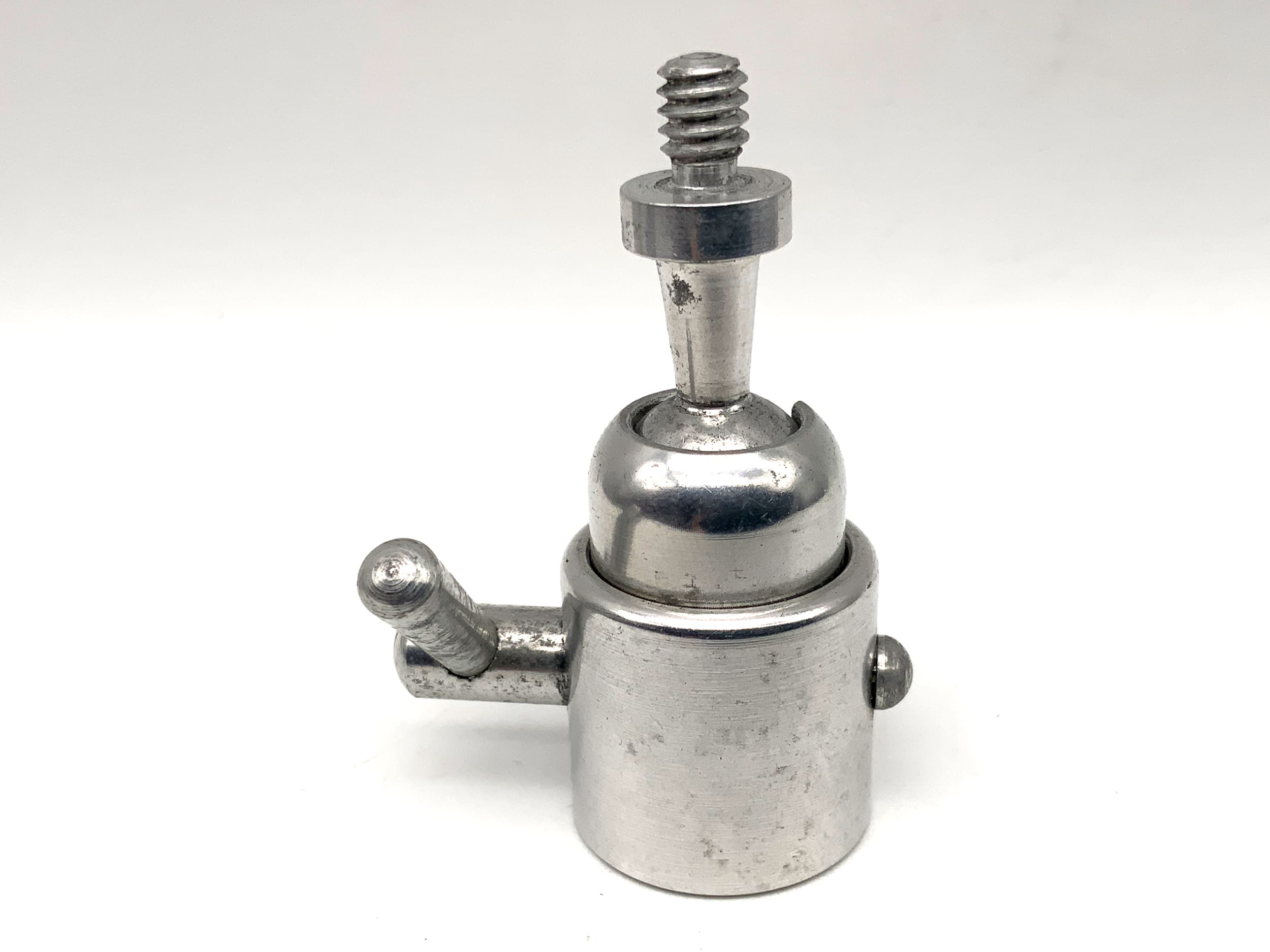 Hama tripod head, silver, mini ball head, 1/4" to 3/8"