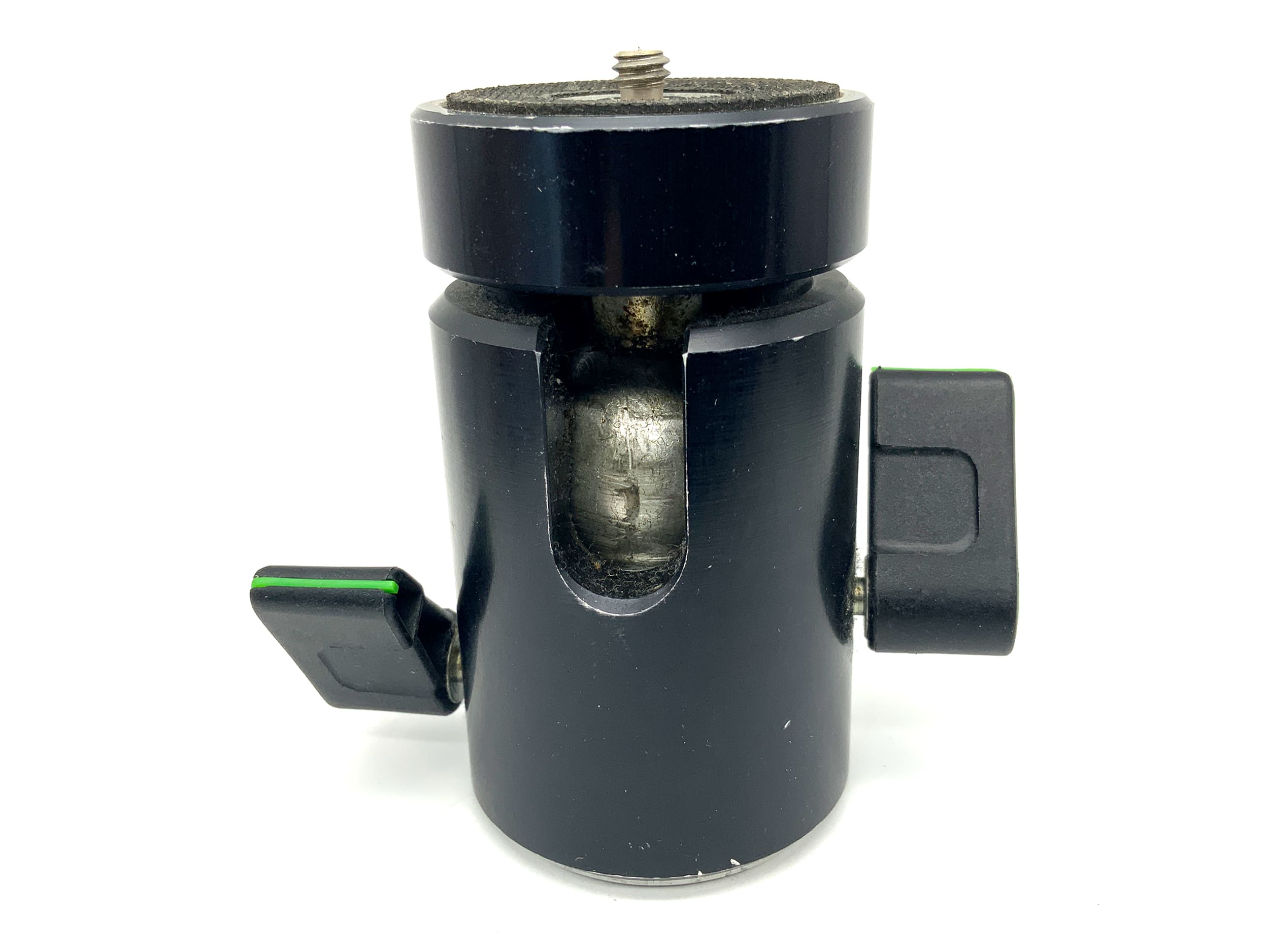 Cullmann tripod head, black, ball head, 1/4" to 3/8".