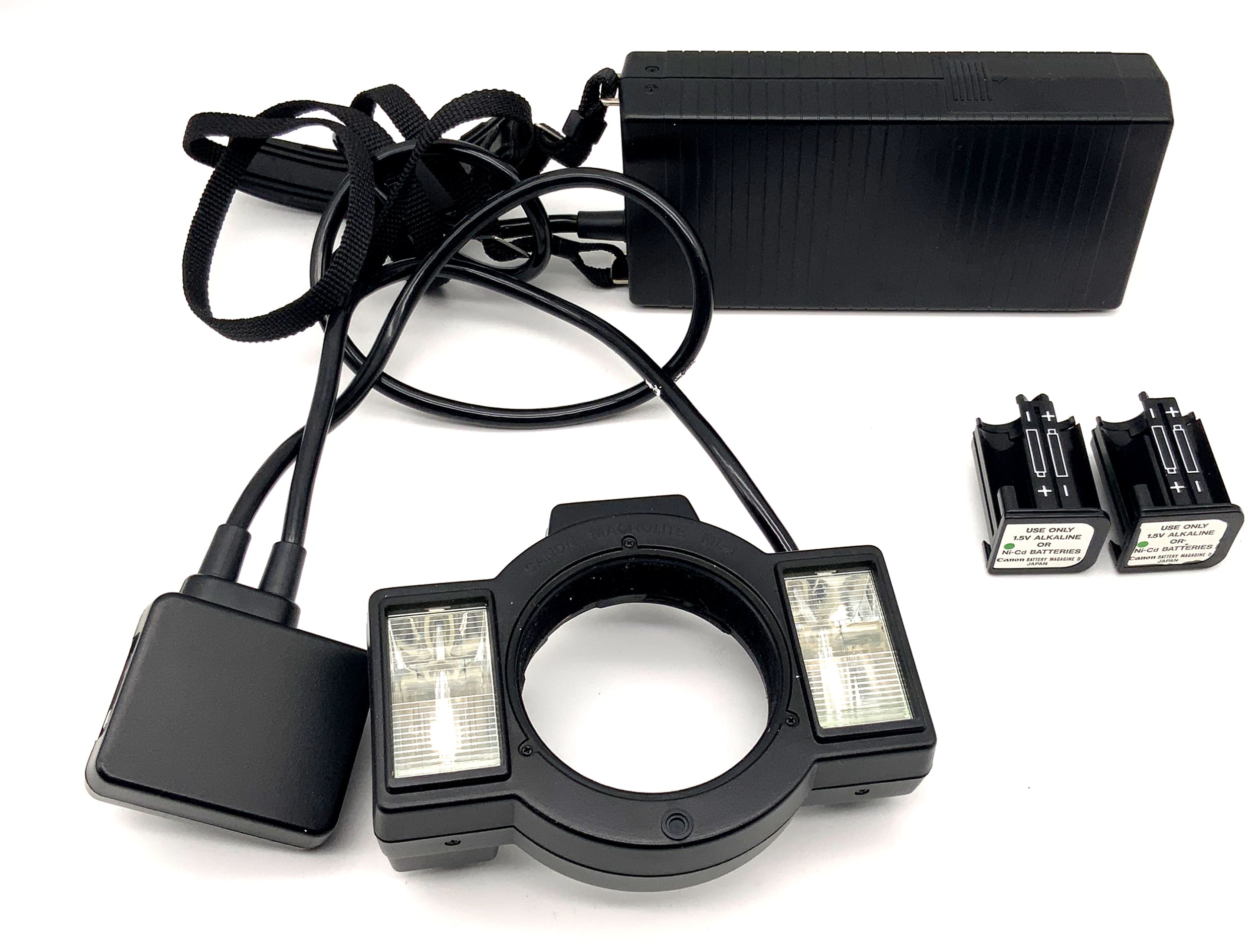 Canon Macrolite ML-1 flash unit in original packaging for Canon A-1, AE-1, AE-1 Program flash