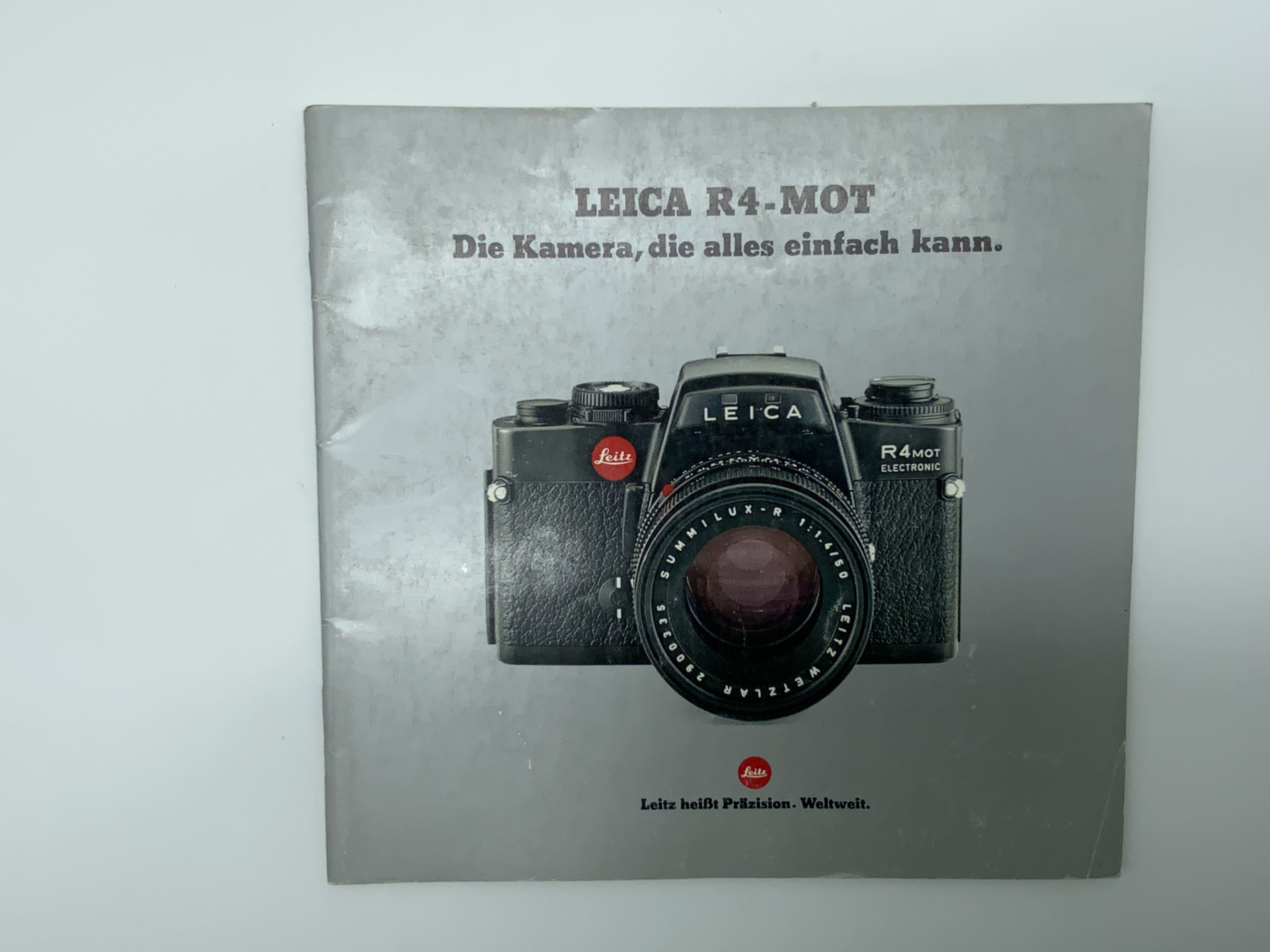 Leitz Leica R4 Mot The camera that can do everything easily Catalog Catalog German