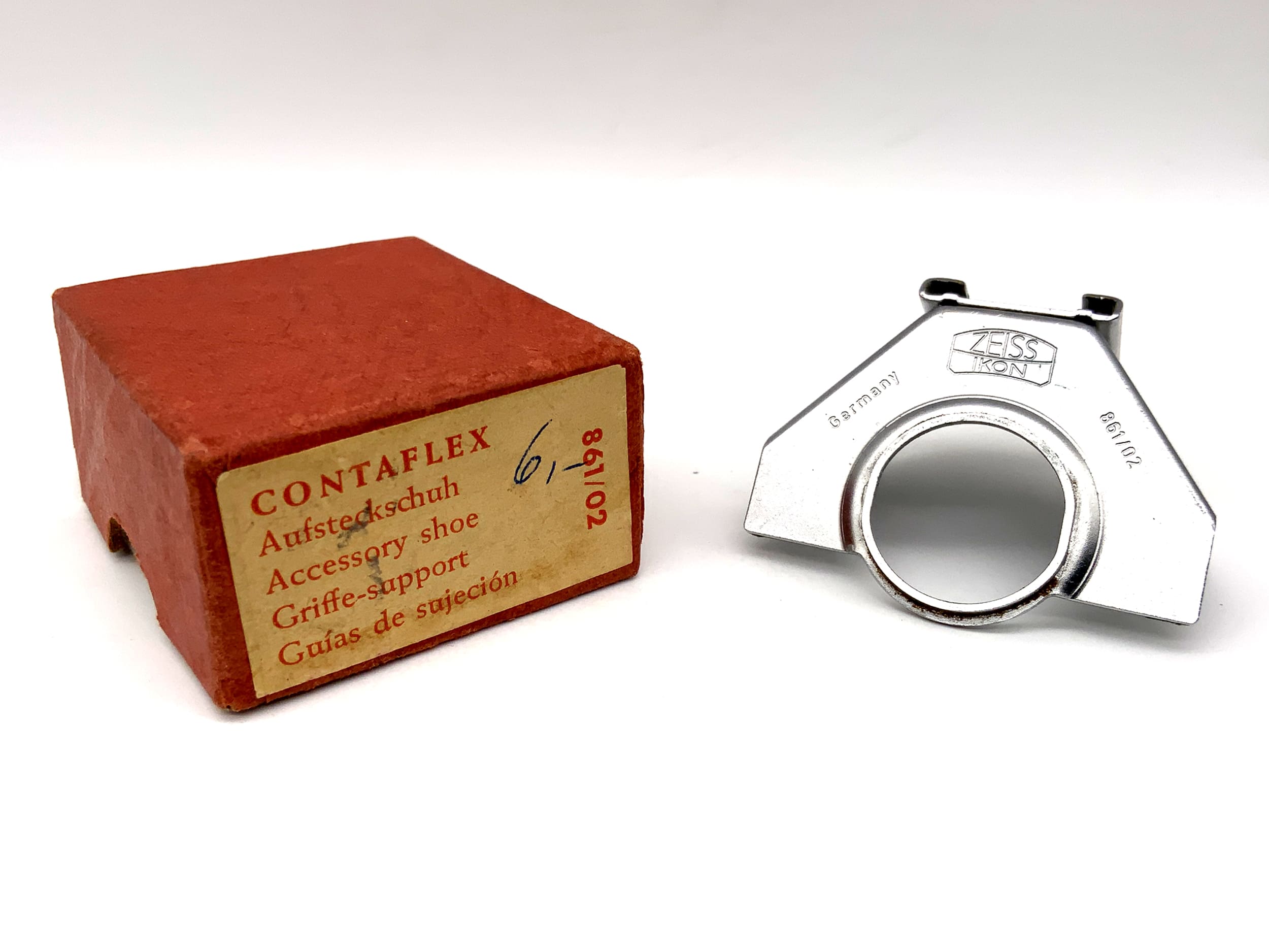Zeiss Ikon hot shoe adapter 861/02 for Contaflex I hot shoe flash adapter