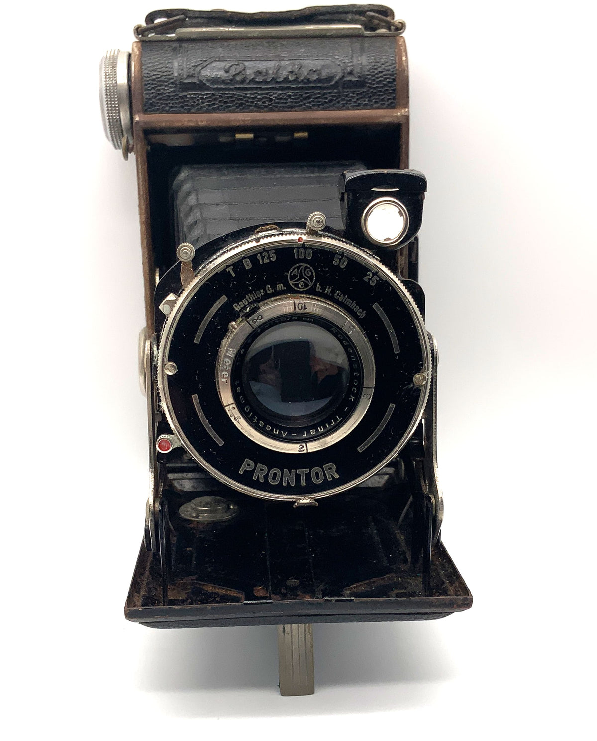 Balda Klappkamera mit Rodenstock Trinar-Anastigmat 10,5cm 1:4.5 Analogkamera