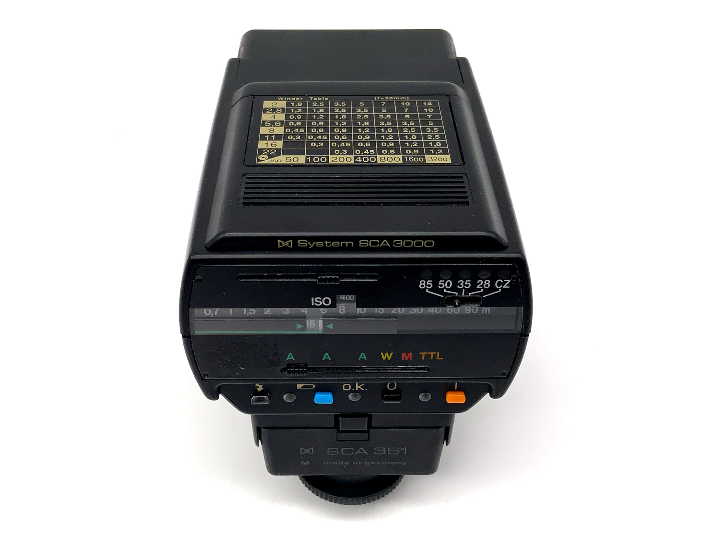 Metz mecablitz 32 MZ-3 flash unit SCA 351 for Leica R4, R5, R6, R7 flash