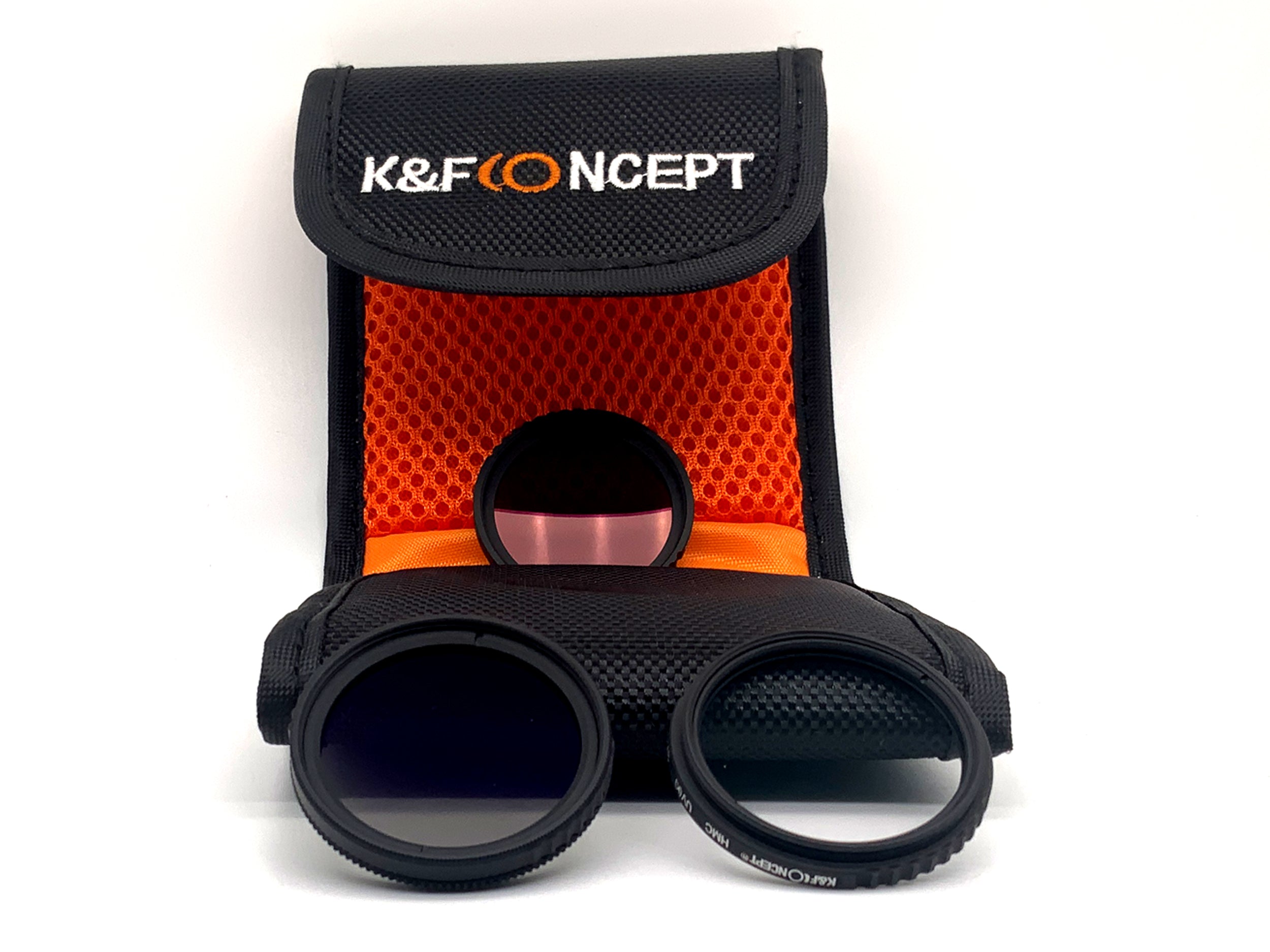 K&F Concept 3er Filterset HMC UV(K)/CPL(K)/ND4(K) + Case Filter 37mm