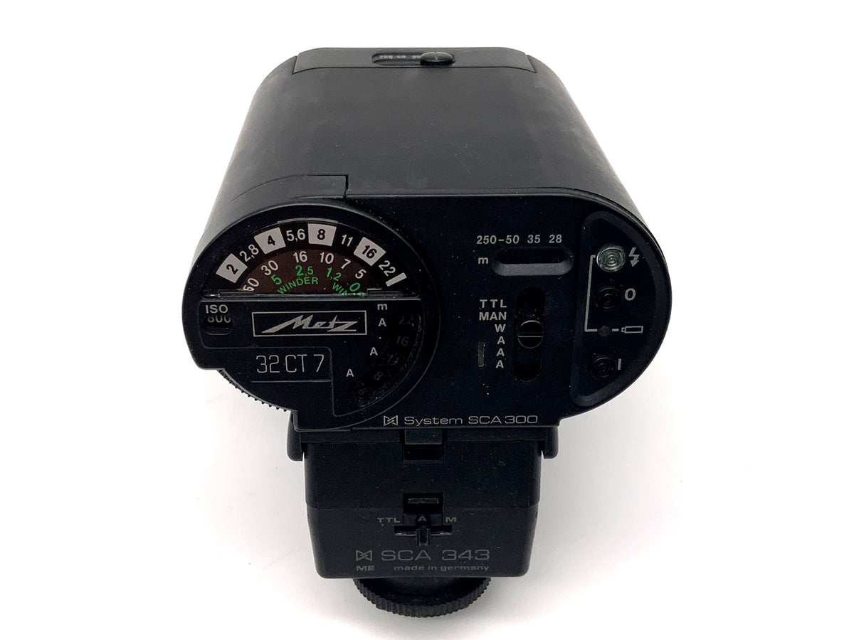 Metz mecablitz 32 CT 7 flash unit SCA 343 for Nikon camera flash