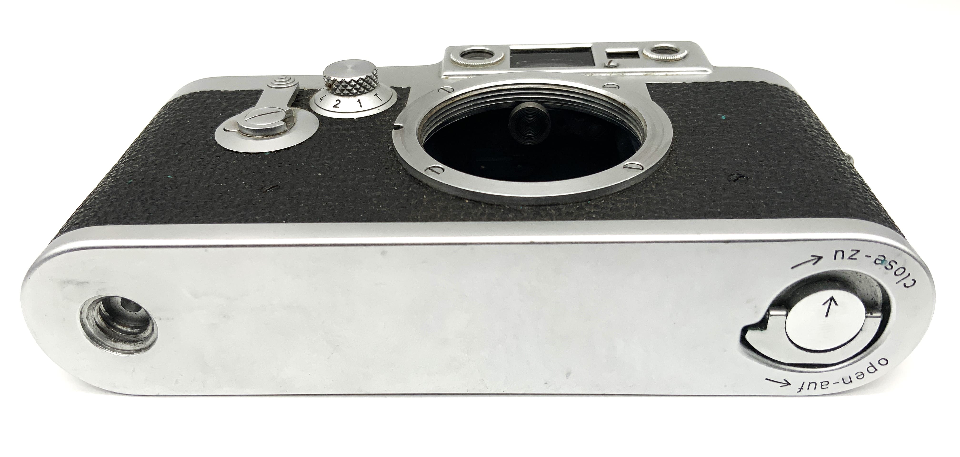 Leica IIIg rangefinder camera 1957 No. 861255 Chrome screw-mount Leica body